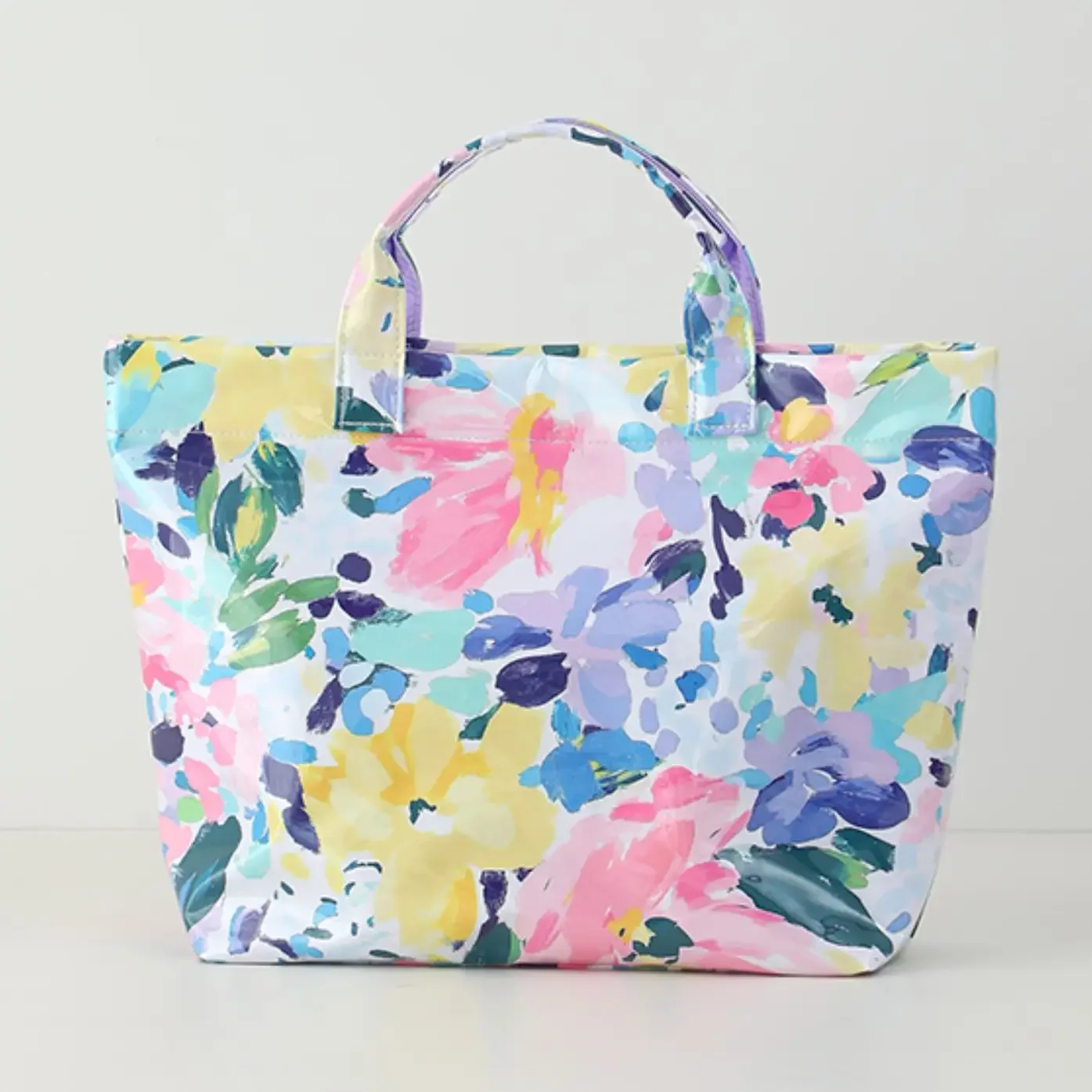 Sunset Meadow Waterproof Tote Bag