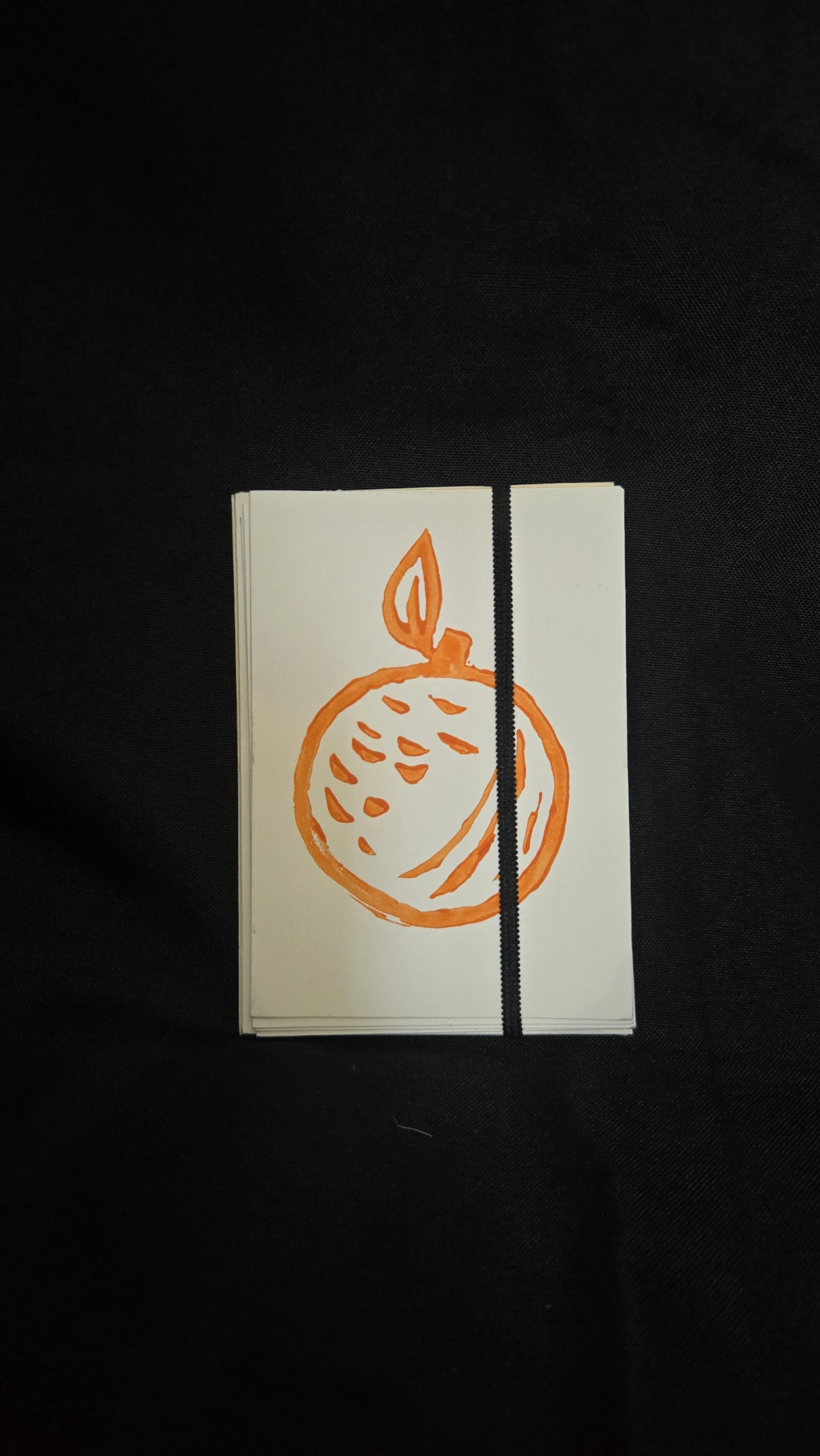 Orange Stamp Card Pack