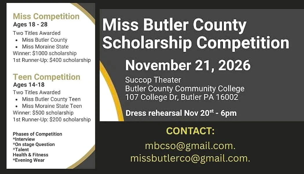 Miss Butler County / Miss Moraine State Local Competition