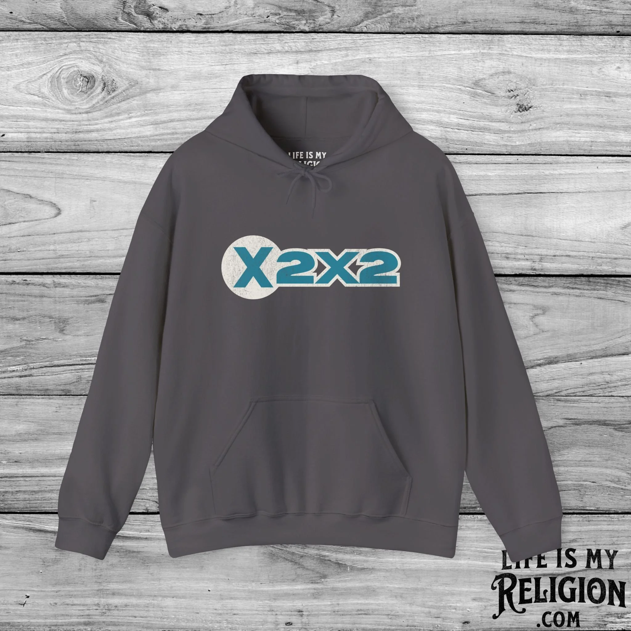 X2X2 (Blue Logo Design) - Hoodie