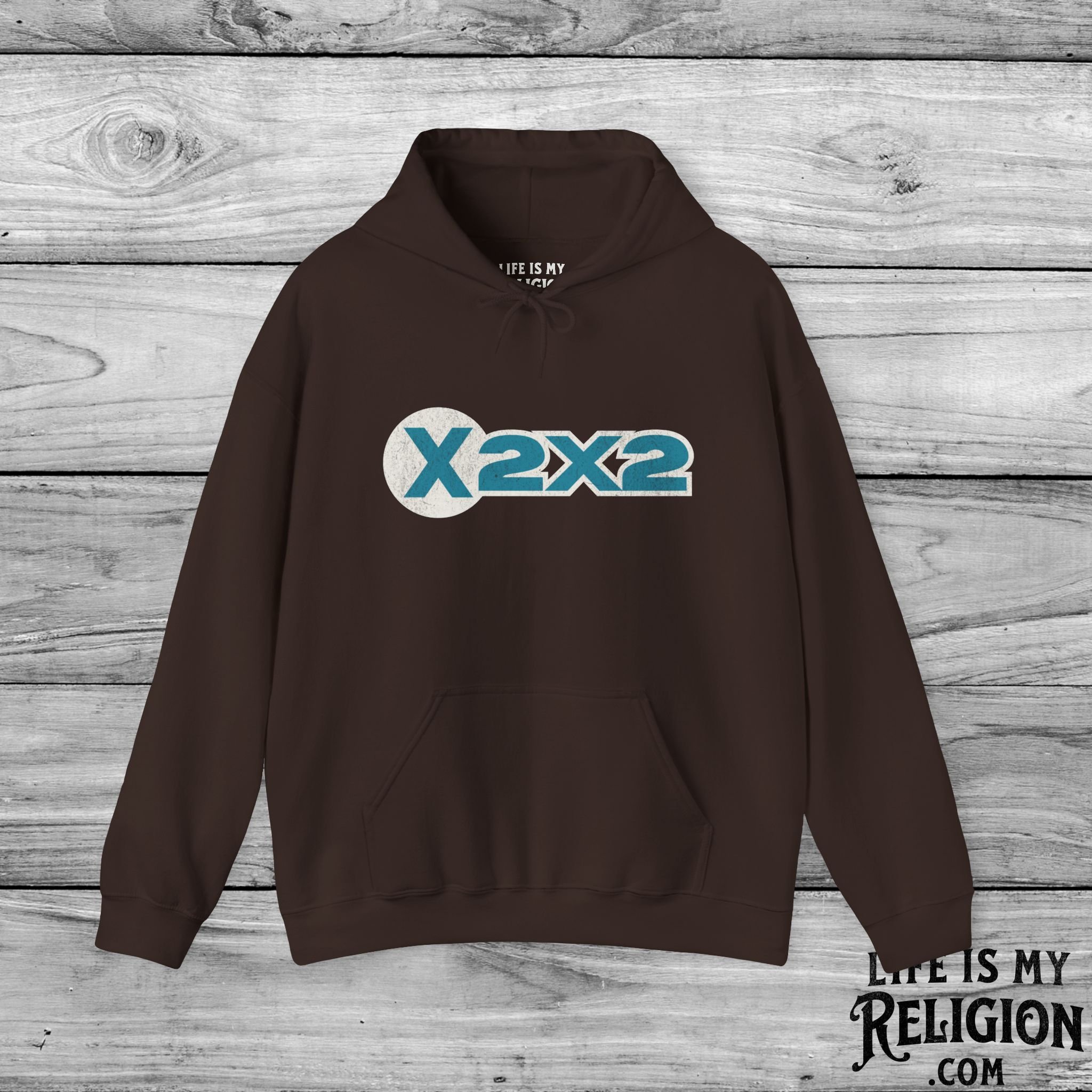 X2X2 (Blue Logo Design) - Hoodie
