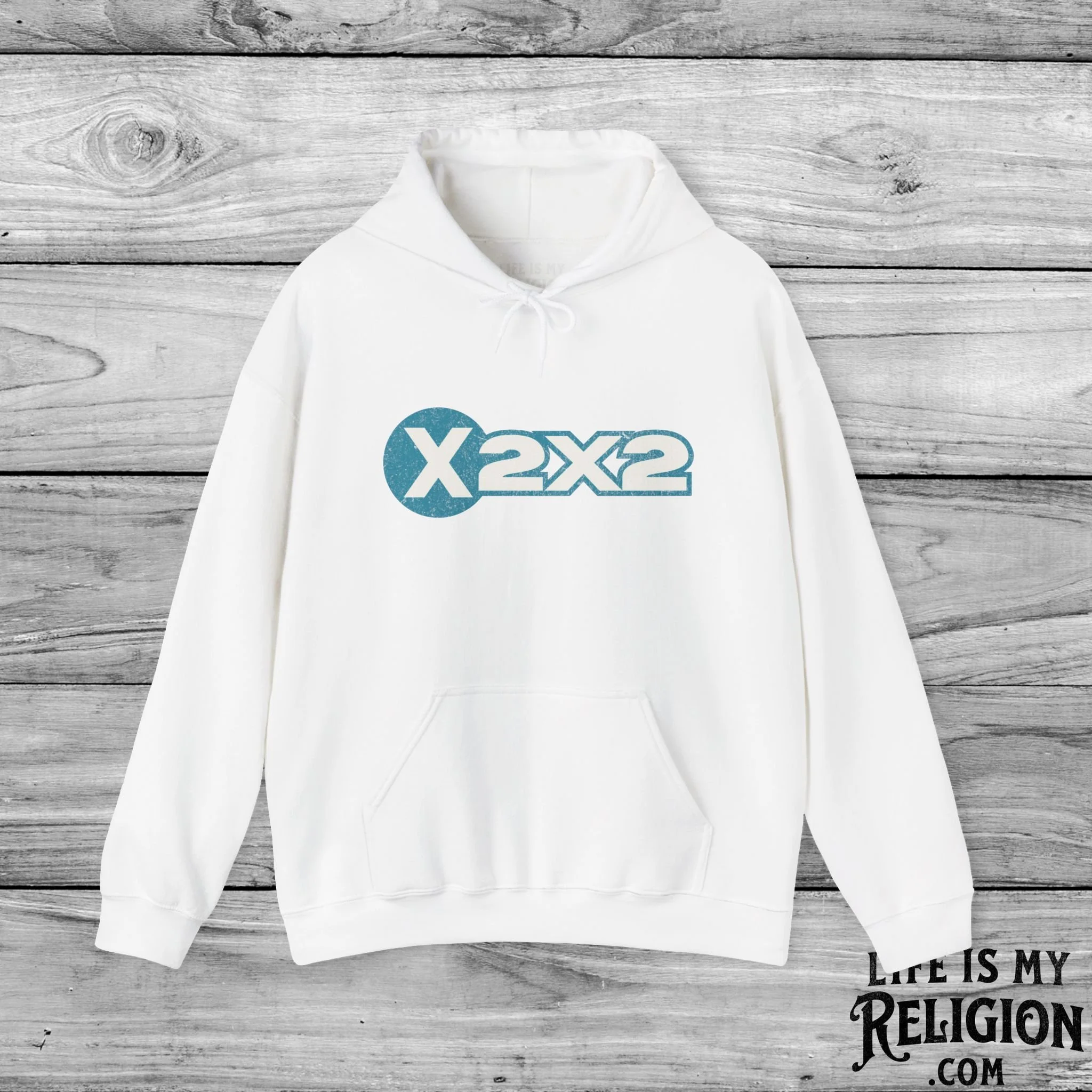 X2X2 (Blue Logo Design) - Hoodie