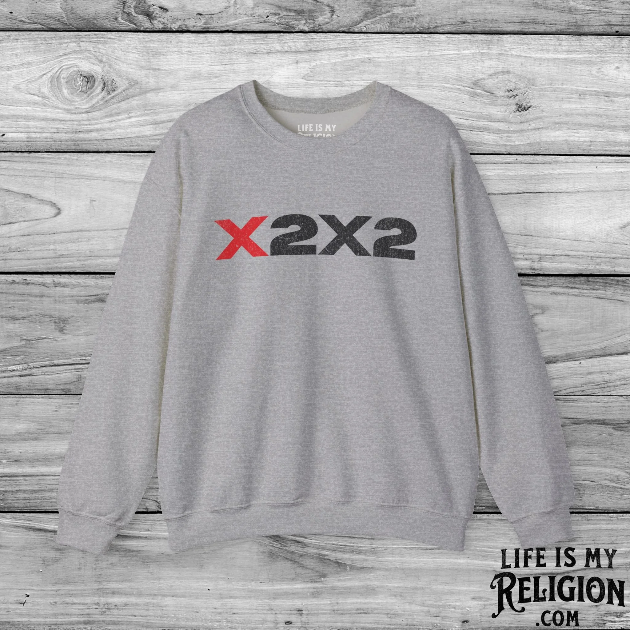 X2X2 (Red X Design) - Crewneck Sweatshirt