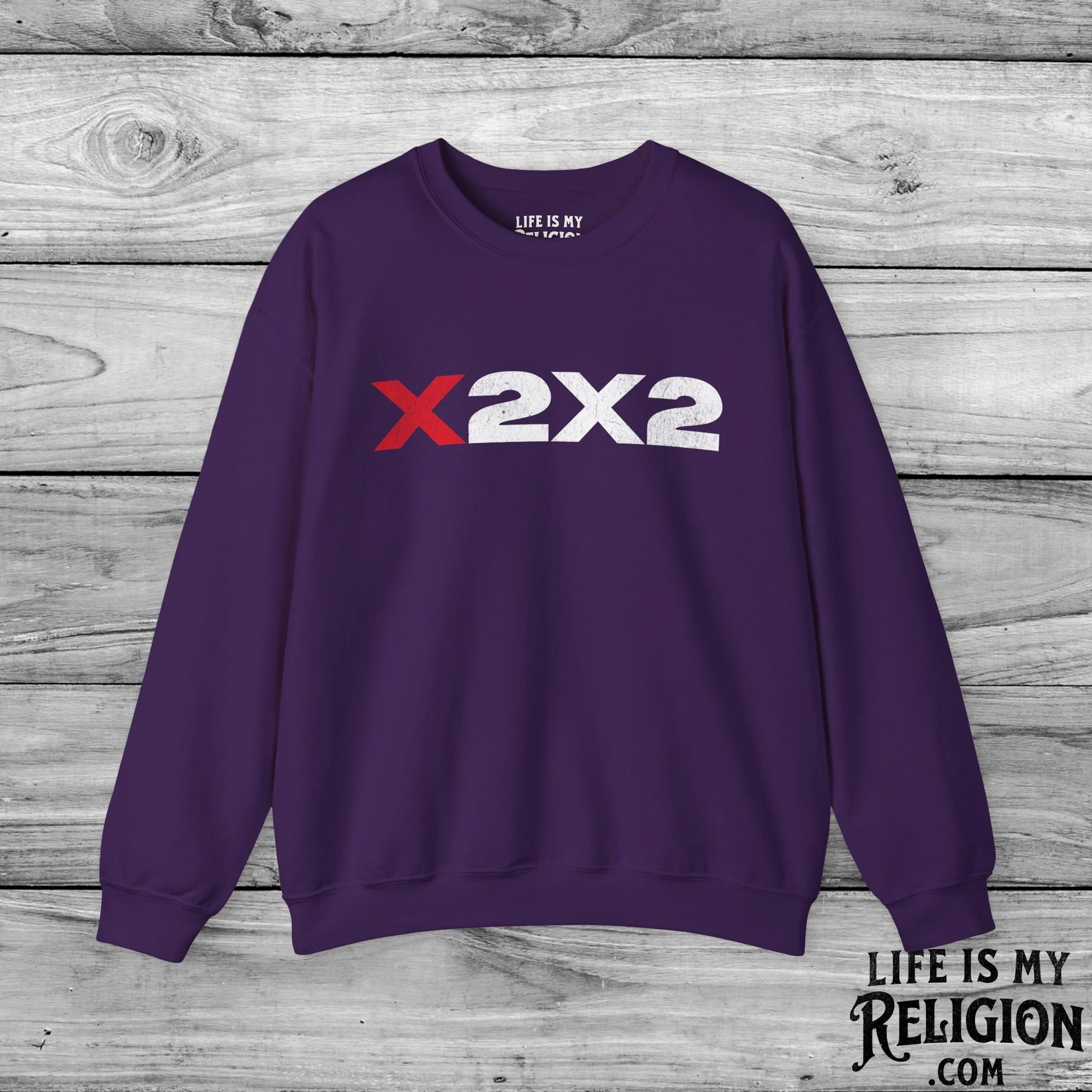 X2X2 (Red X Design) - Crewneck Sweatshirt