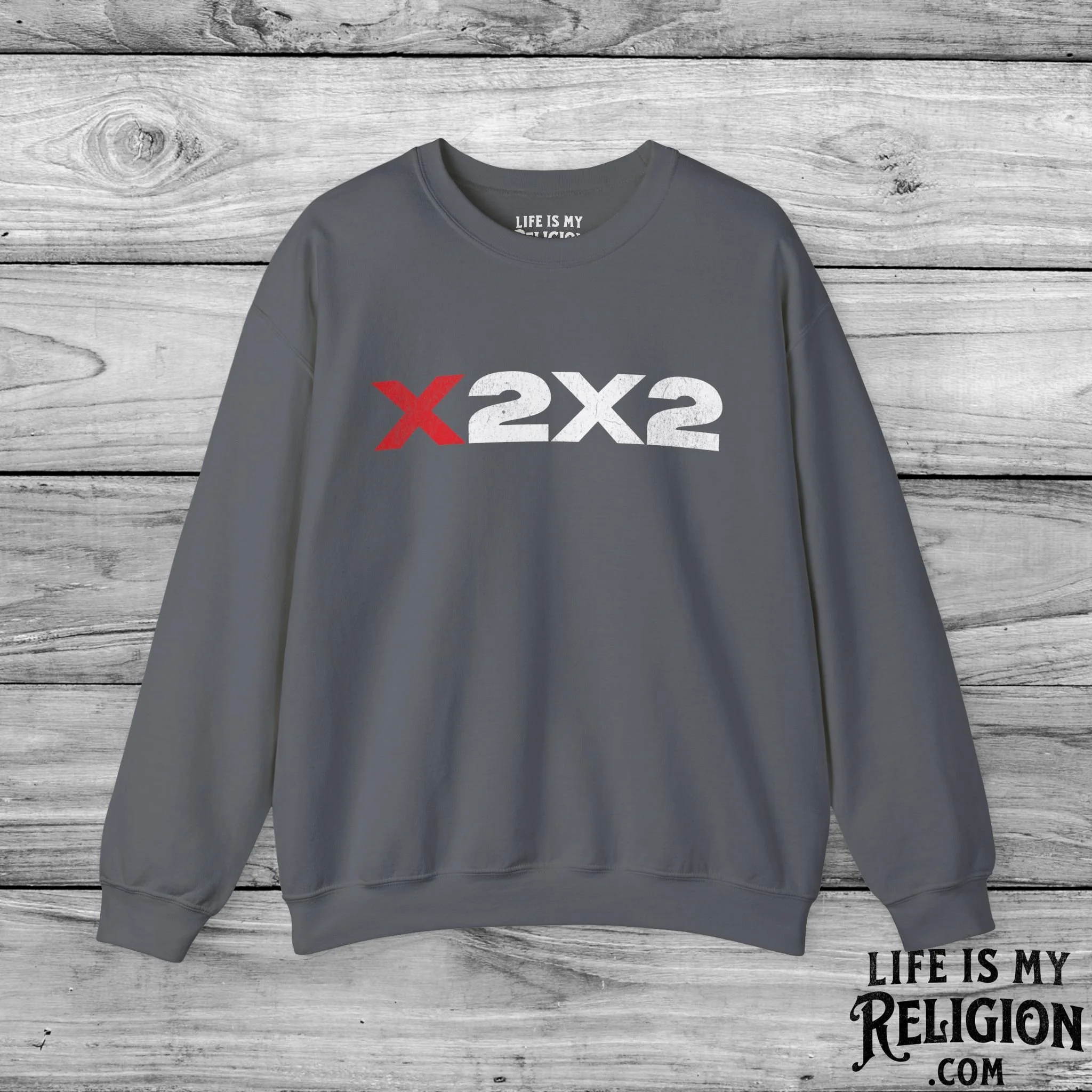 X2X2 (Red X Design) - Crewneck Sweatshirt
