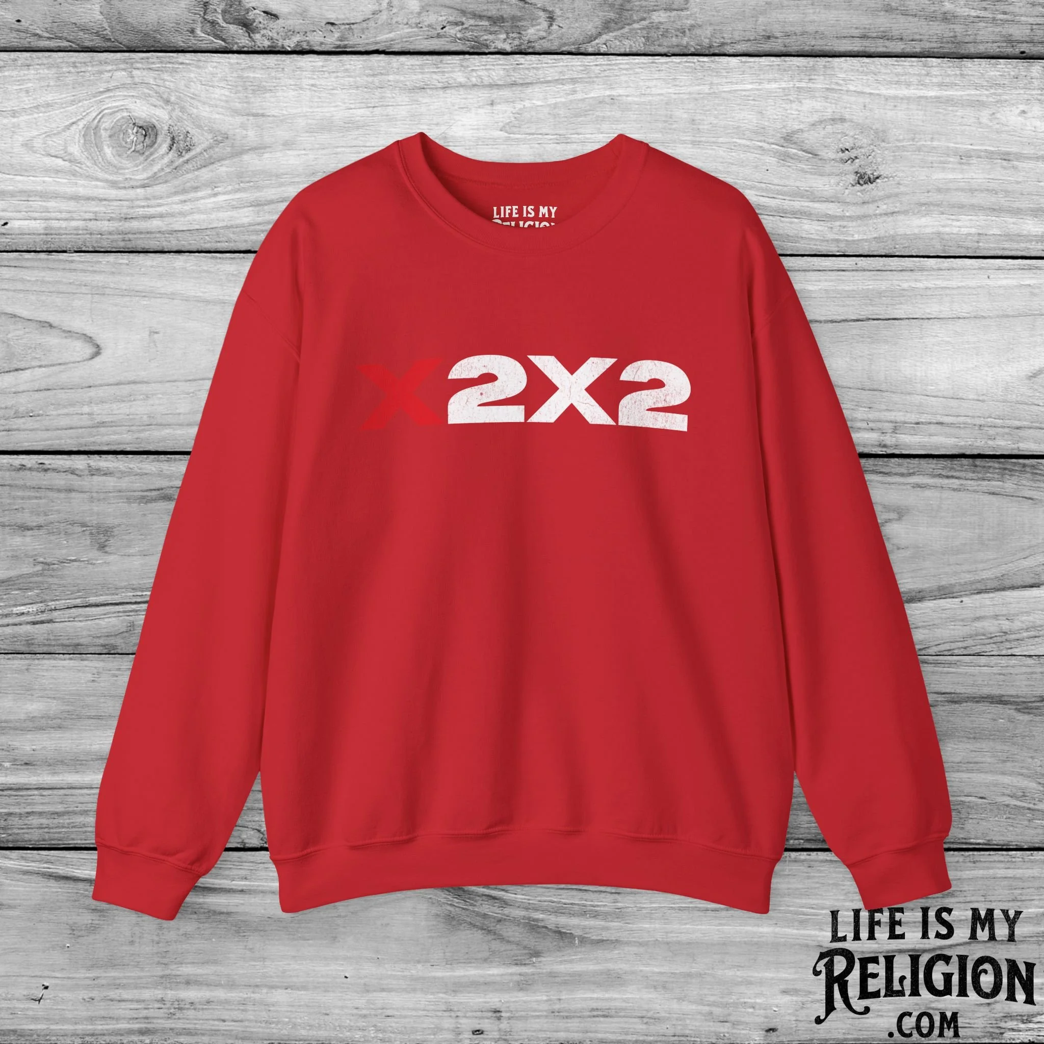 X2X2 (Red X Design) - Crewneck Sweatshirt
