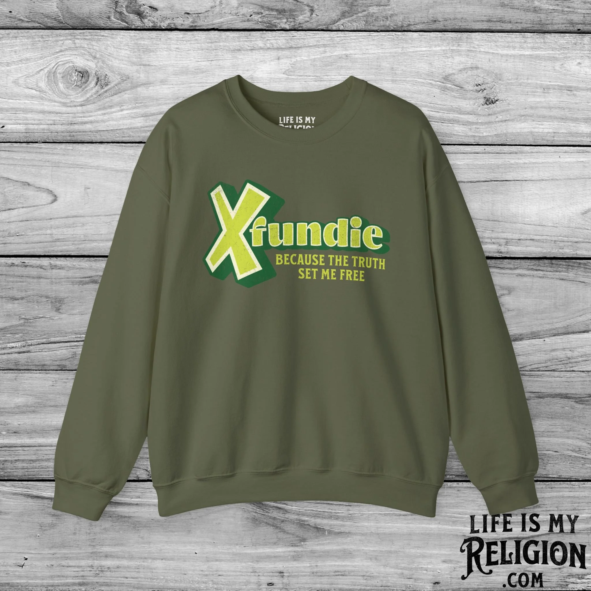 X-Fundie: Because the Truth Set Me Free - Crewneck Sweatshirt