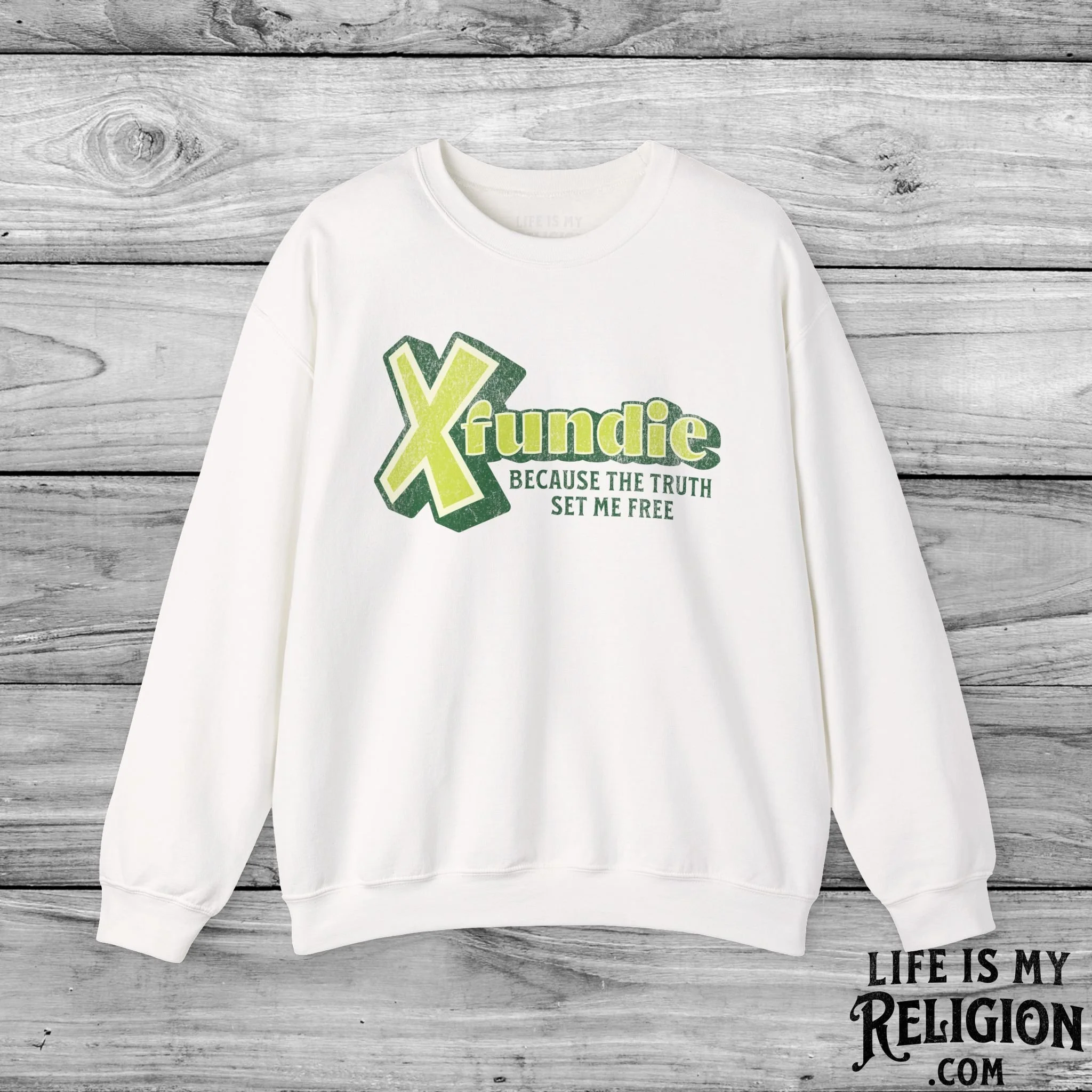 X-Fundie: Because the Truth Set Me Free - Crewneck Sweatshirt