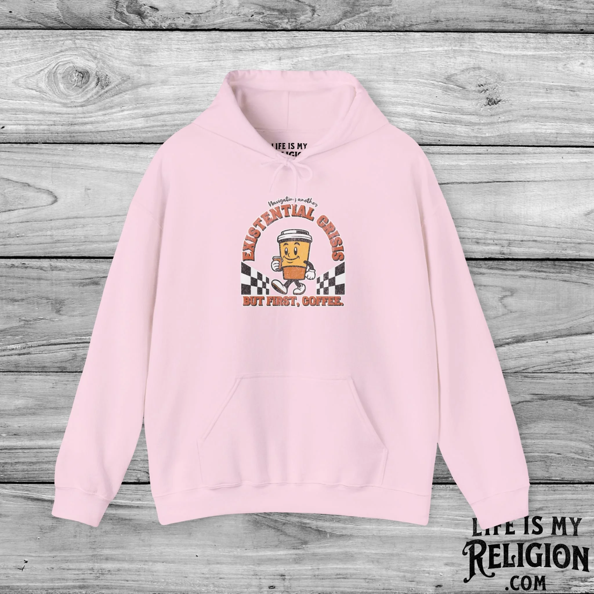 Navigating Another Existential Crisis, But First, Coffee - Hoodie