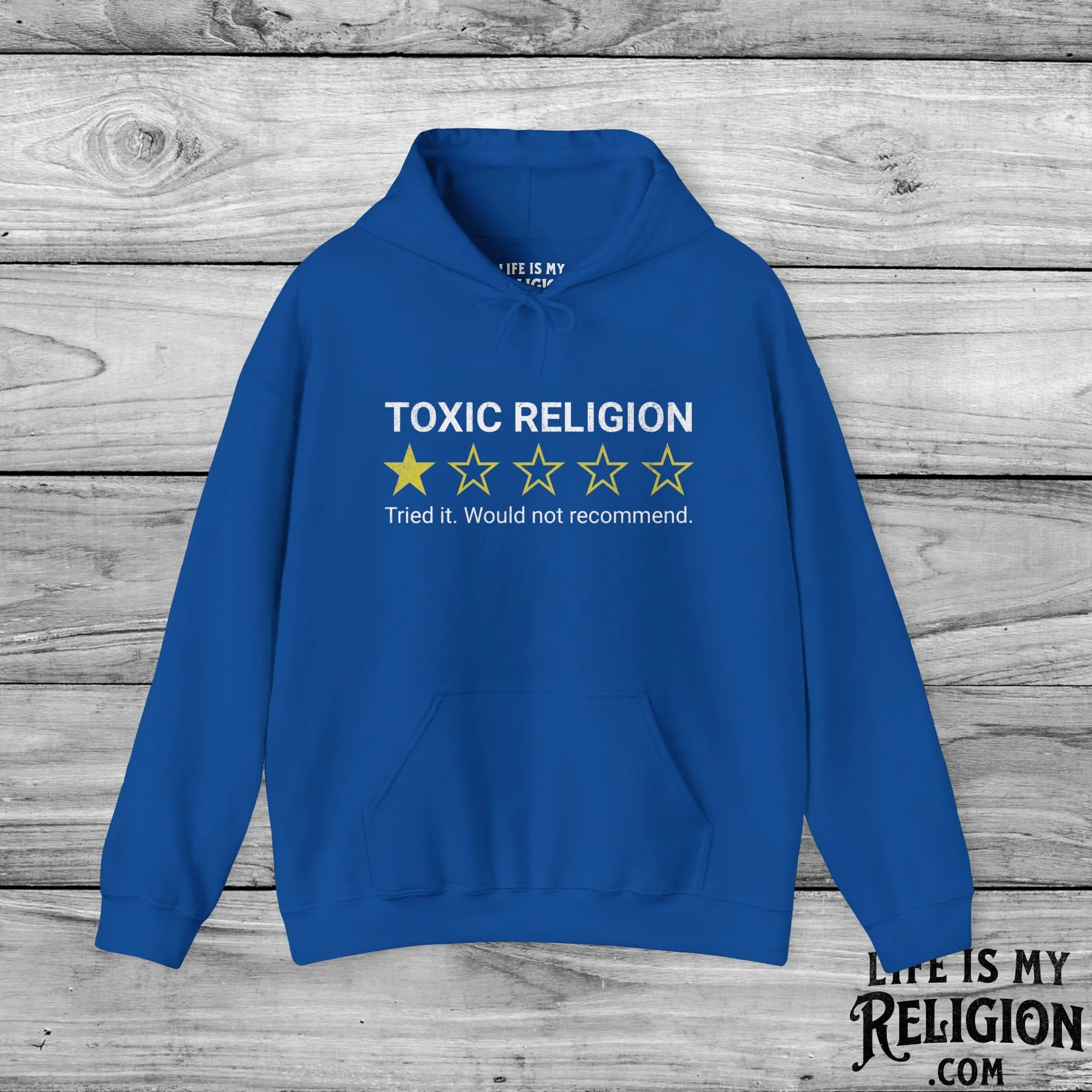 Toxic Religion: One Star Rating - Hoodie