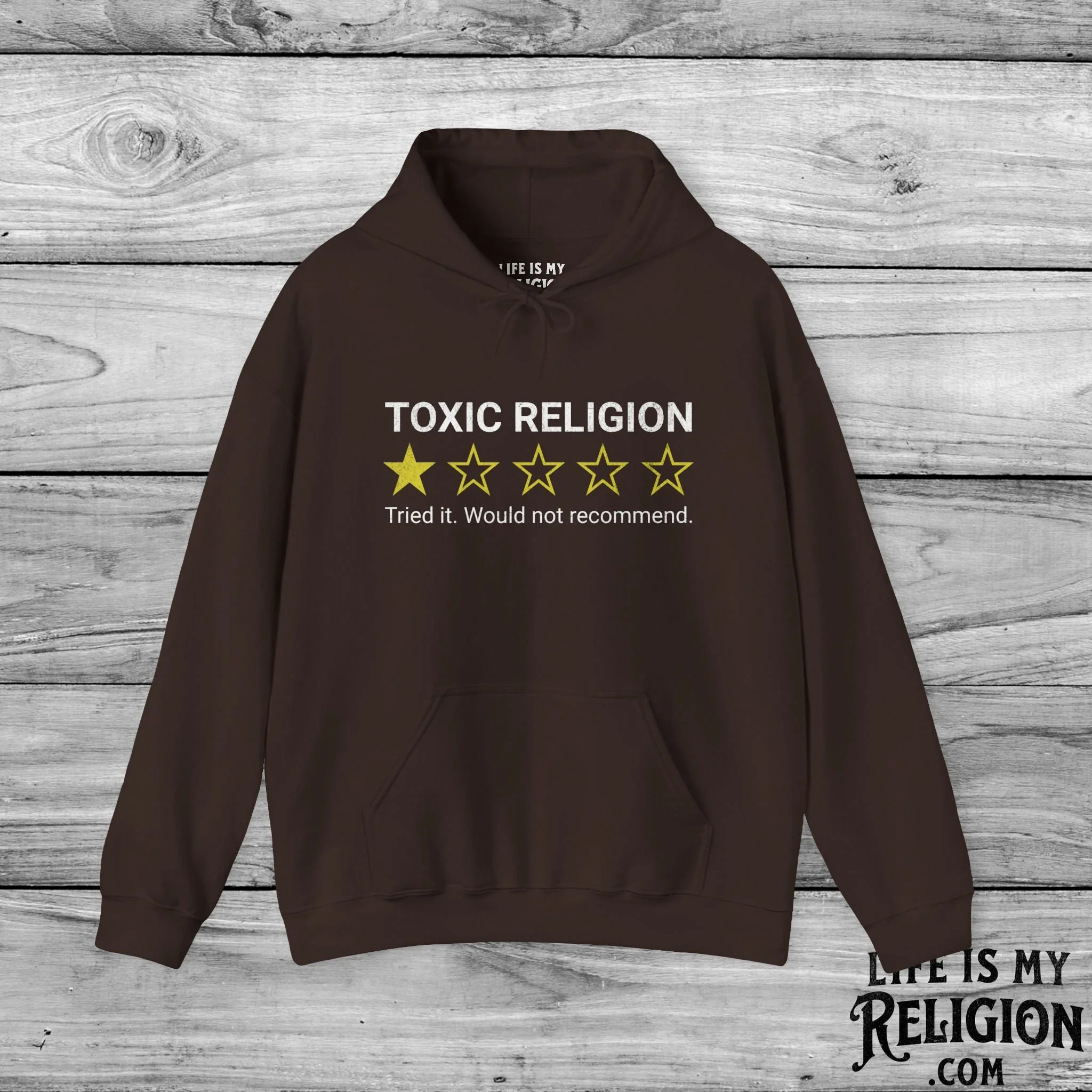 Toxic Religion: One Star Rating - Hoodie