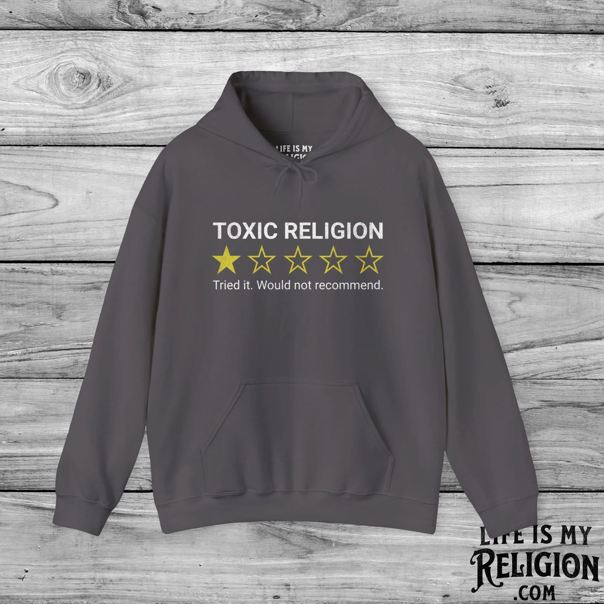 Toxic Religion: One Star Rating - Hoodie