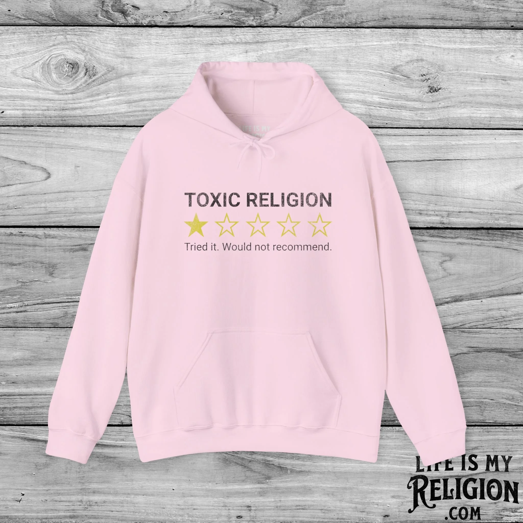 Toxic Religion: One Star Rating - Hoodie
