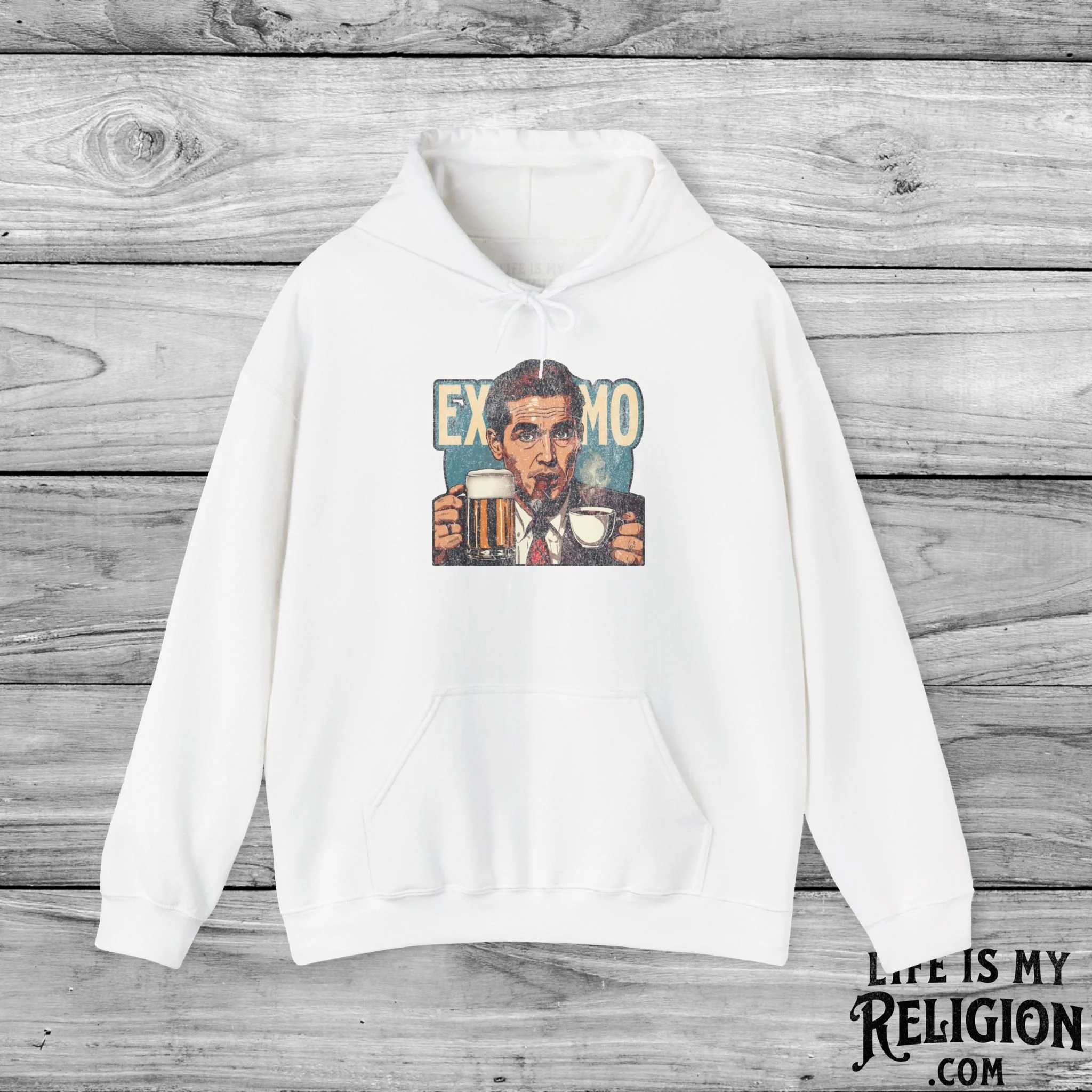 Ex-Mo Man Enjoying One of Each - Hoodie