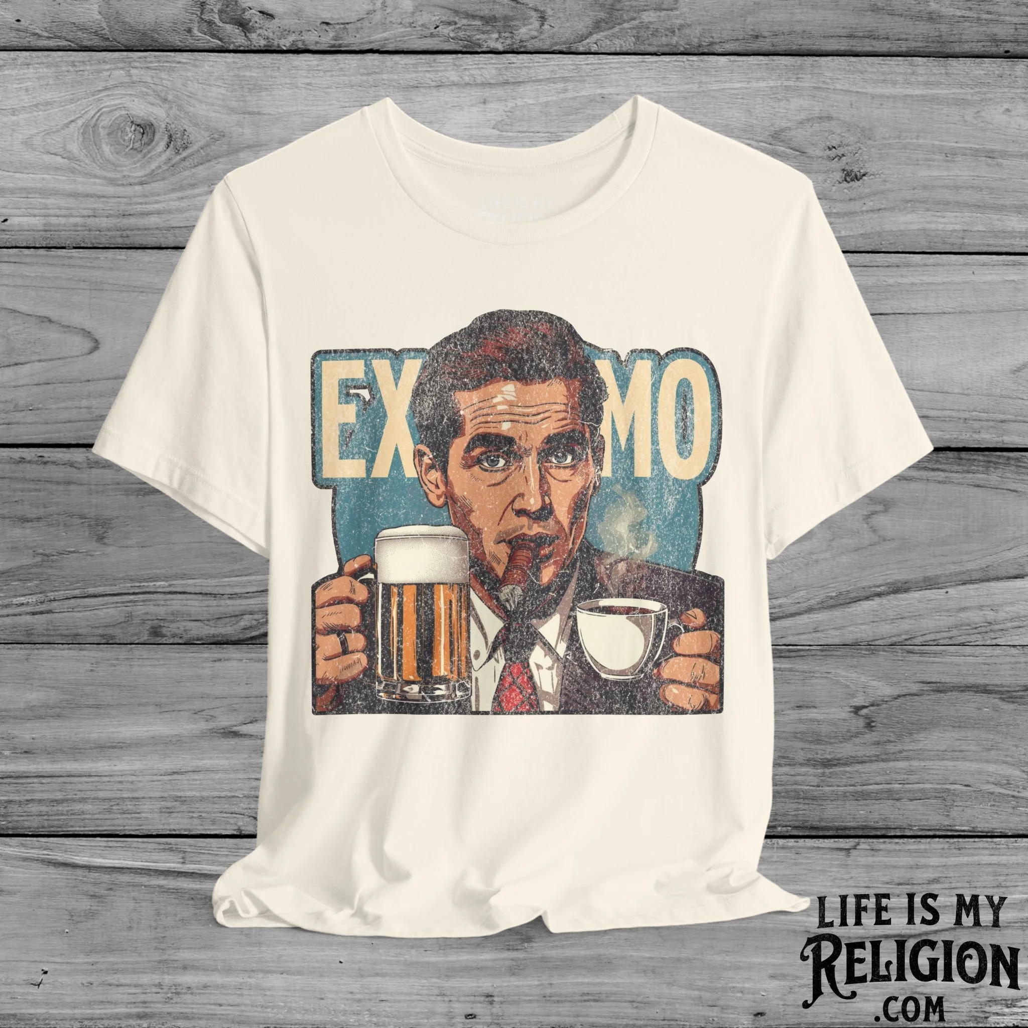 Ex-Mo Man Enjoying One of Each - Short Sleeve Tee