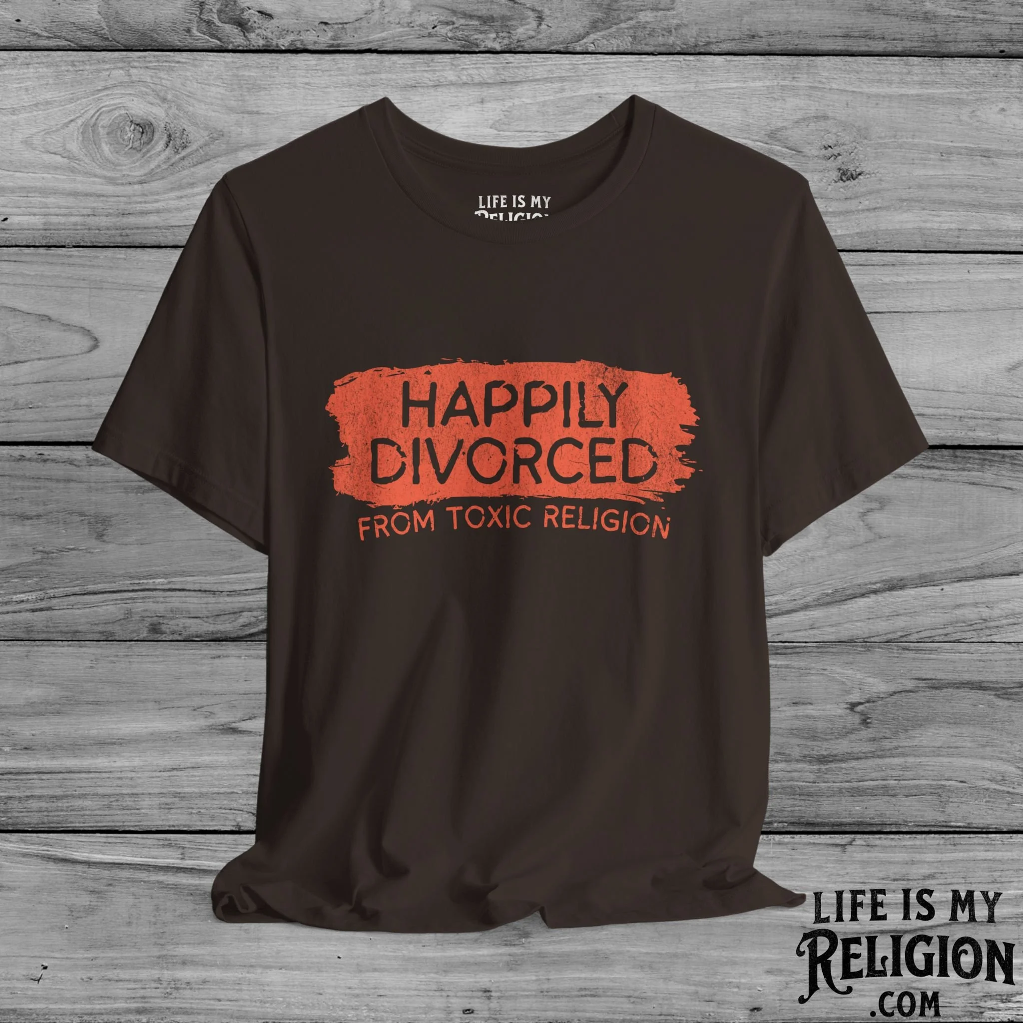 Happily Divorced from Toxic Religion - Short Sleeve Tee