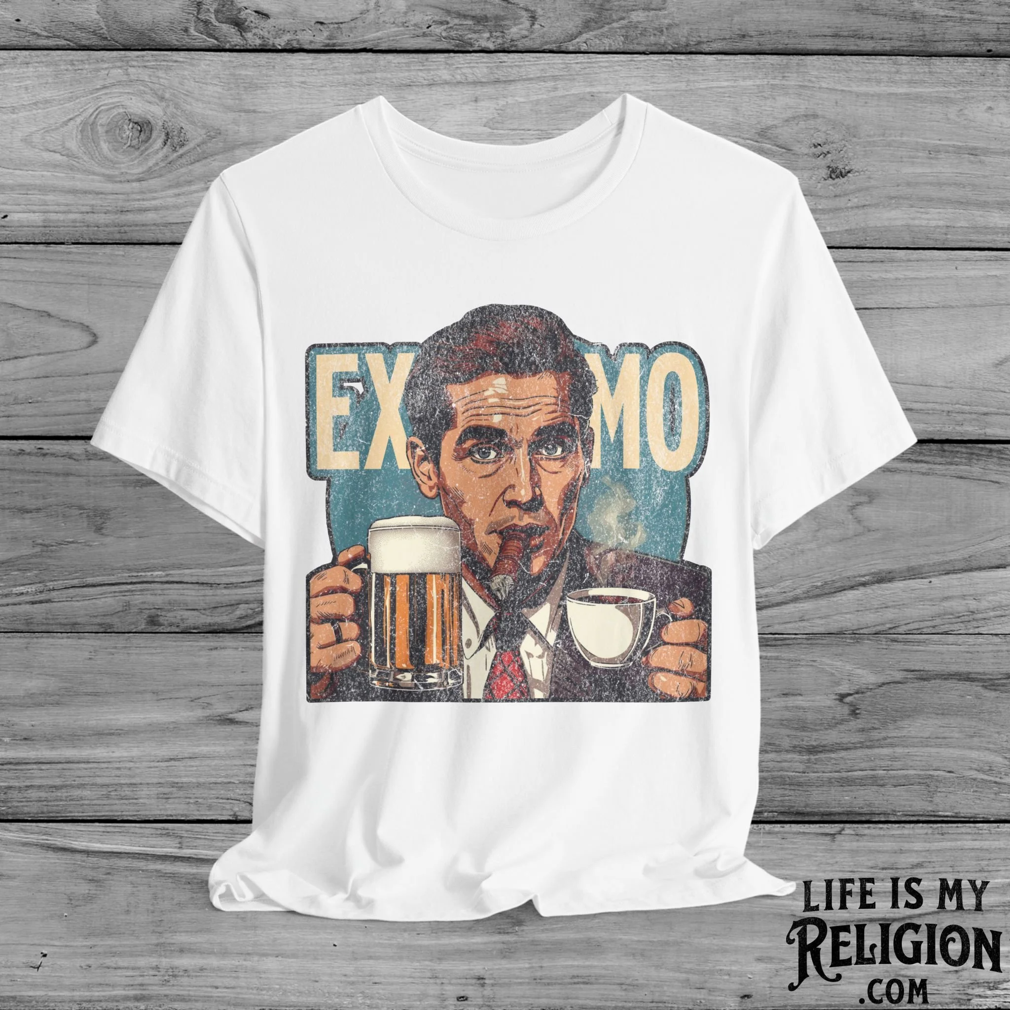 Ex-Mo Man Enjoying One of Each - Short Sleeve Tee