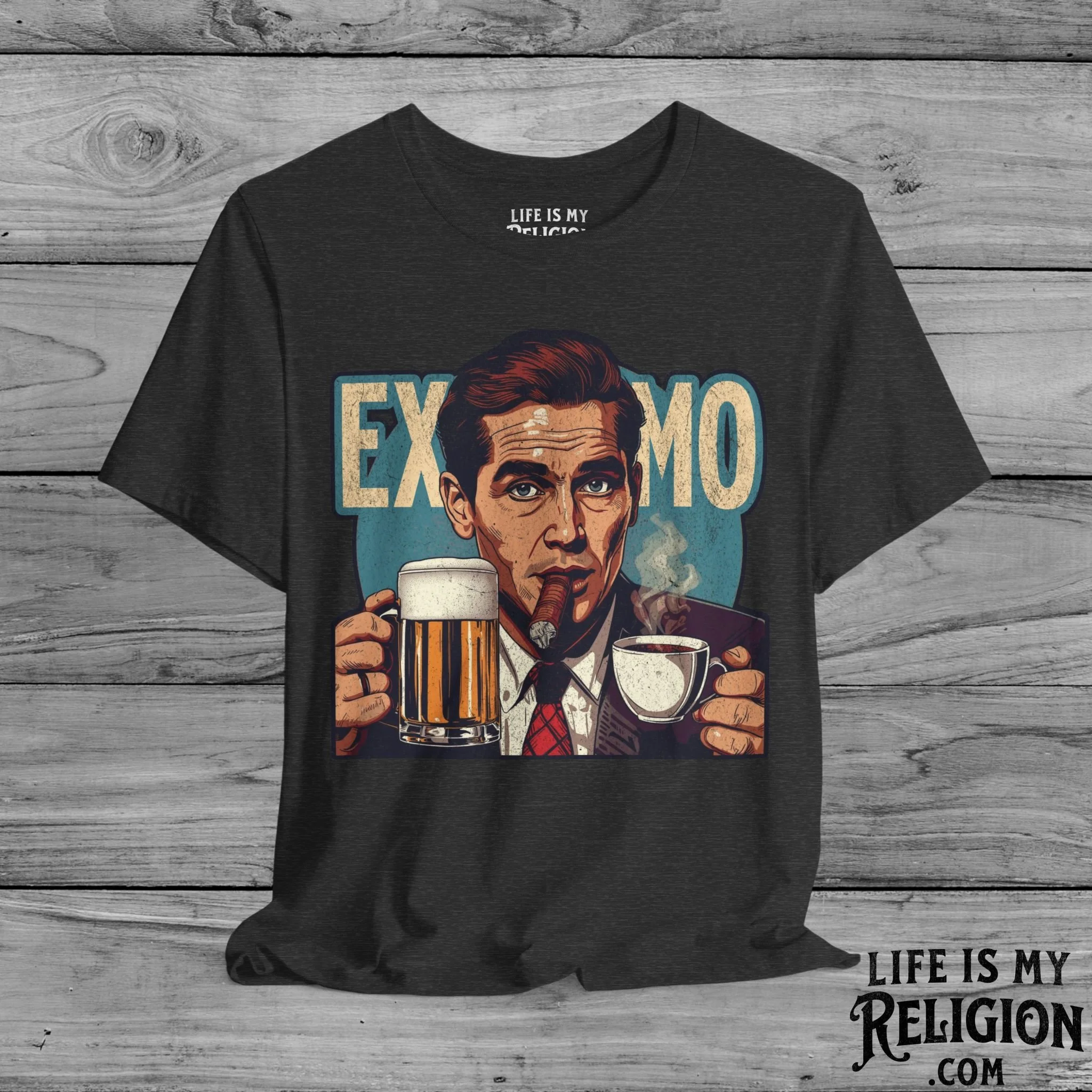 Ex-Mo Man Enjoying One of Each - Short Sleeve Tee