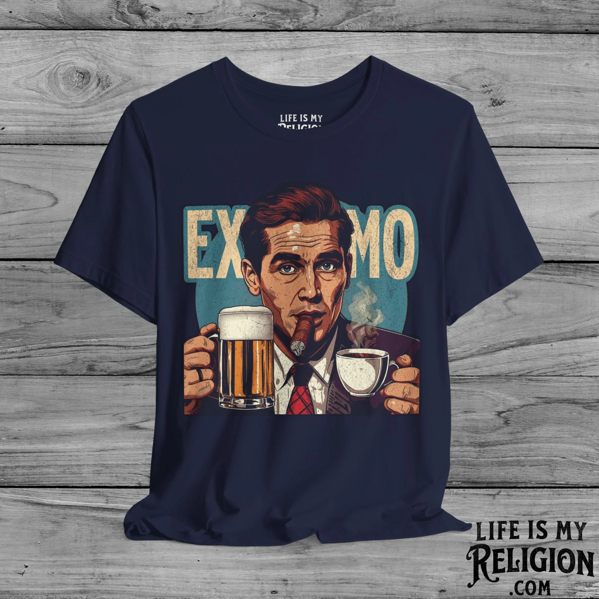 Ex-Mo Man Enjoying One of Each - Short Sleeve Tee