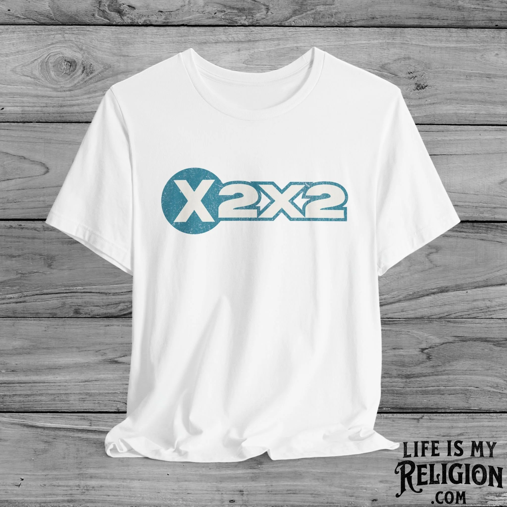 X2X2 (Blue Logo Design) - Short Sleeve Tee