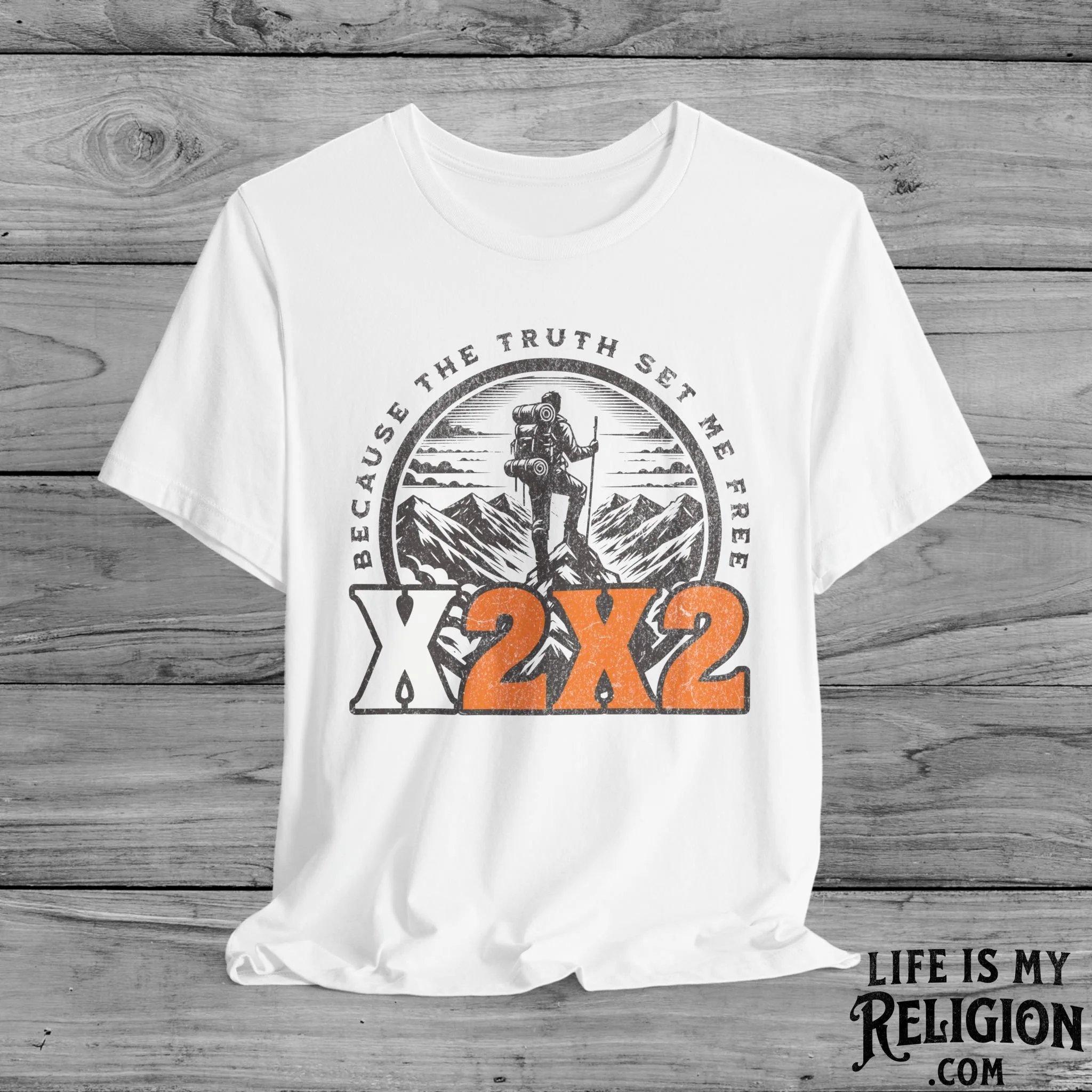 X2X2 - Because the Truth Set Me Free - Short Sleeve Tee