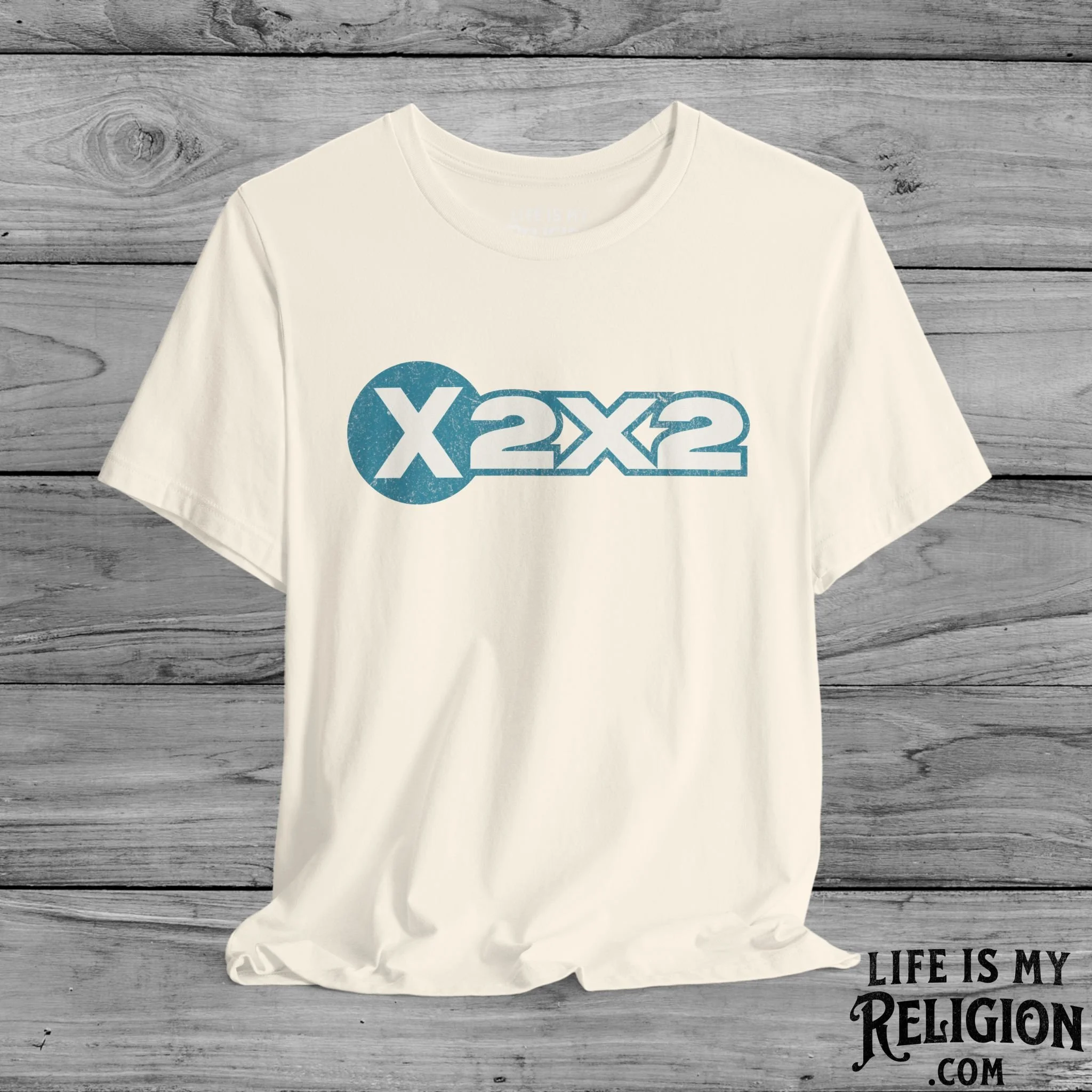 X2X2 (Blue Logo Design) - Short Sleeve Tee