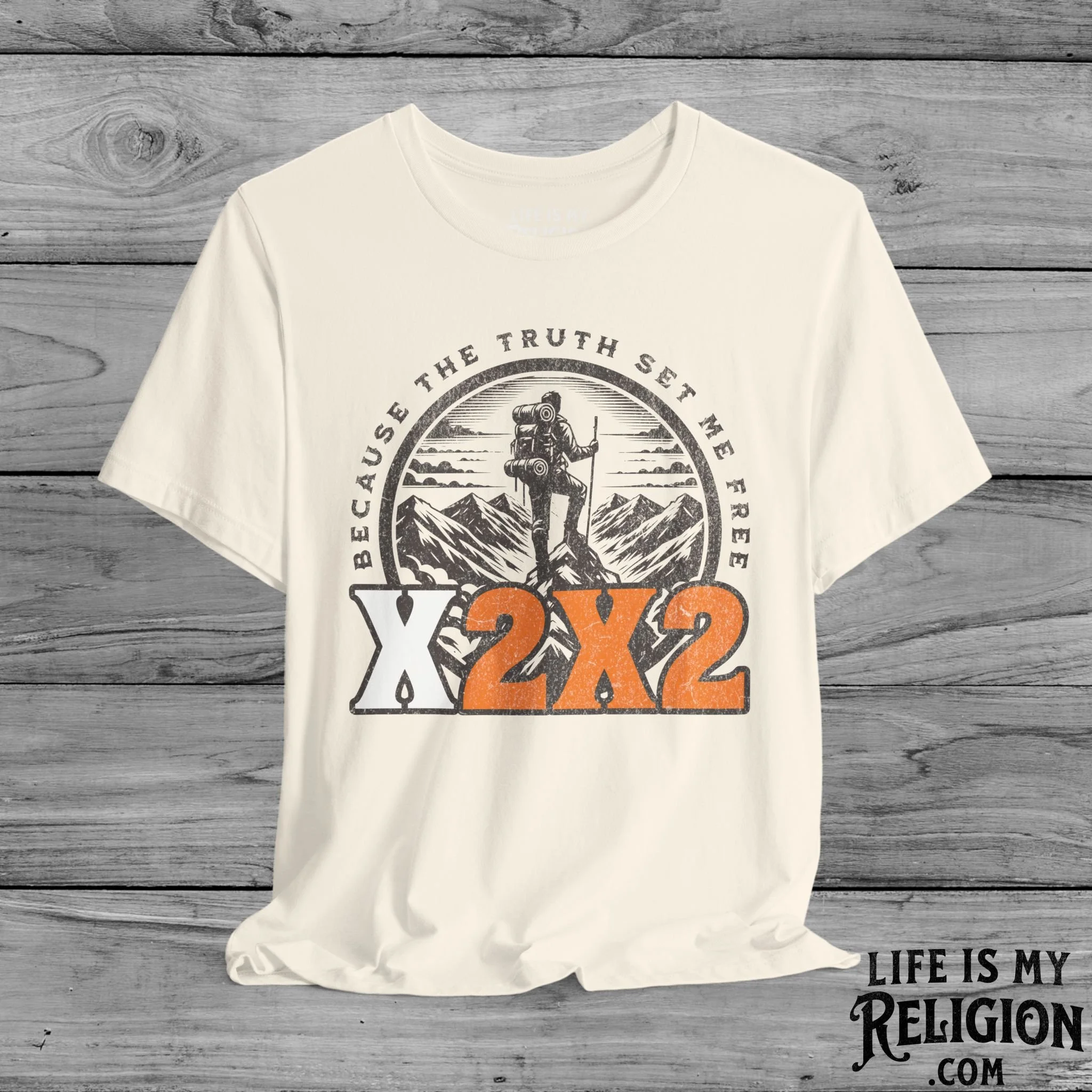 X2X2 - Because the Truth Set Me Free - Short Sleeve Tee