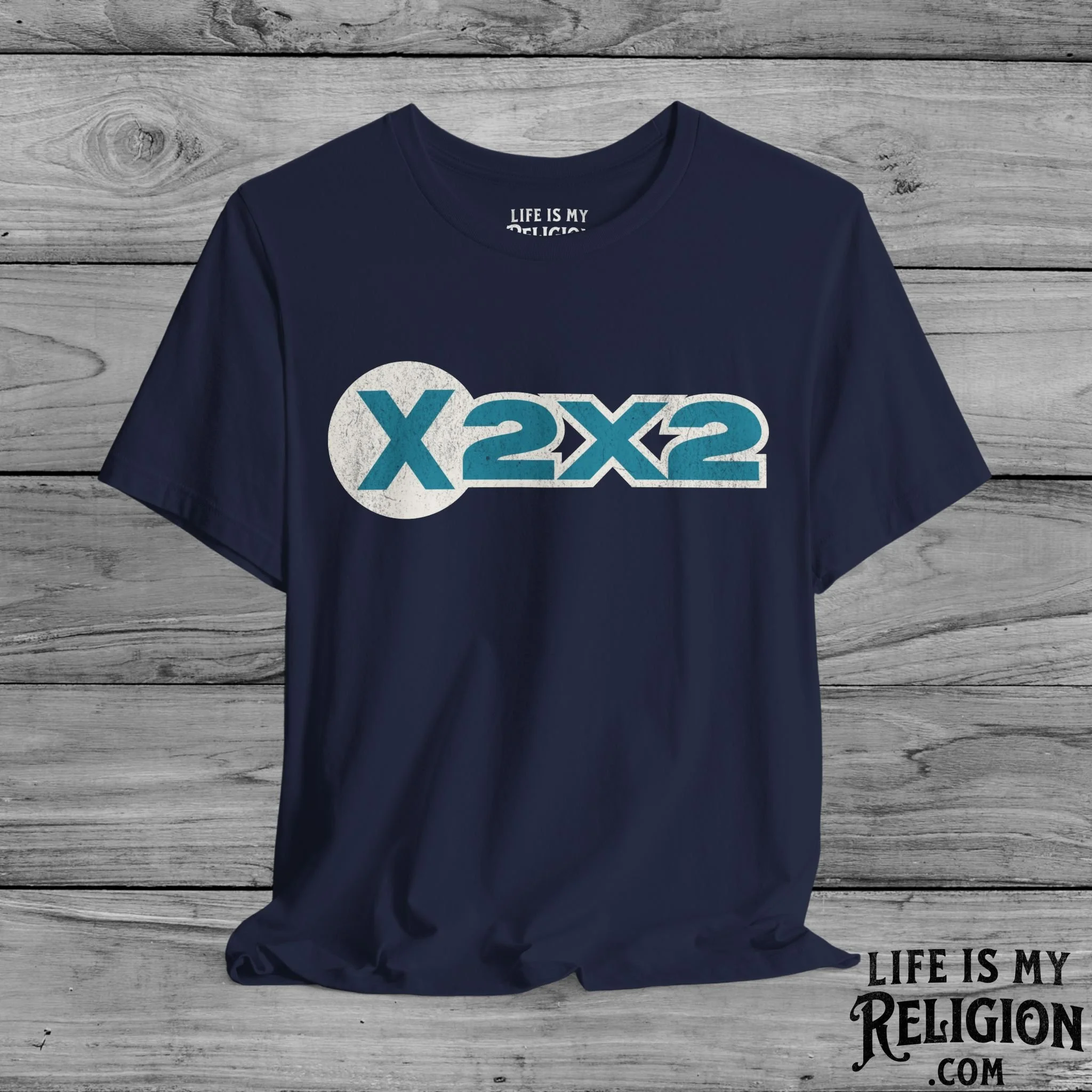 X2X2 (Blue Logo Design) - Short Sleeve Tee