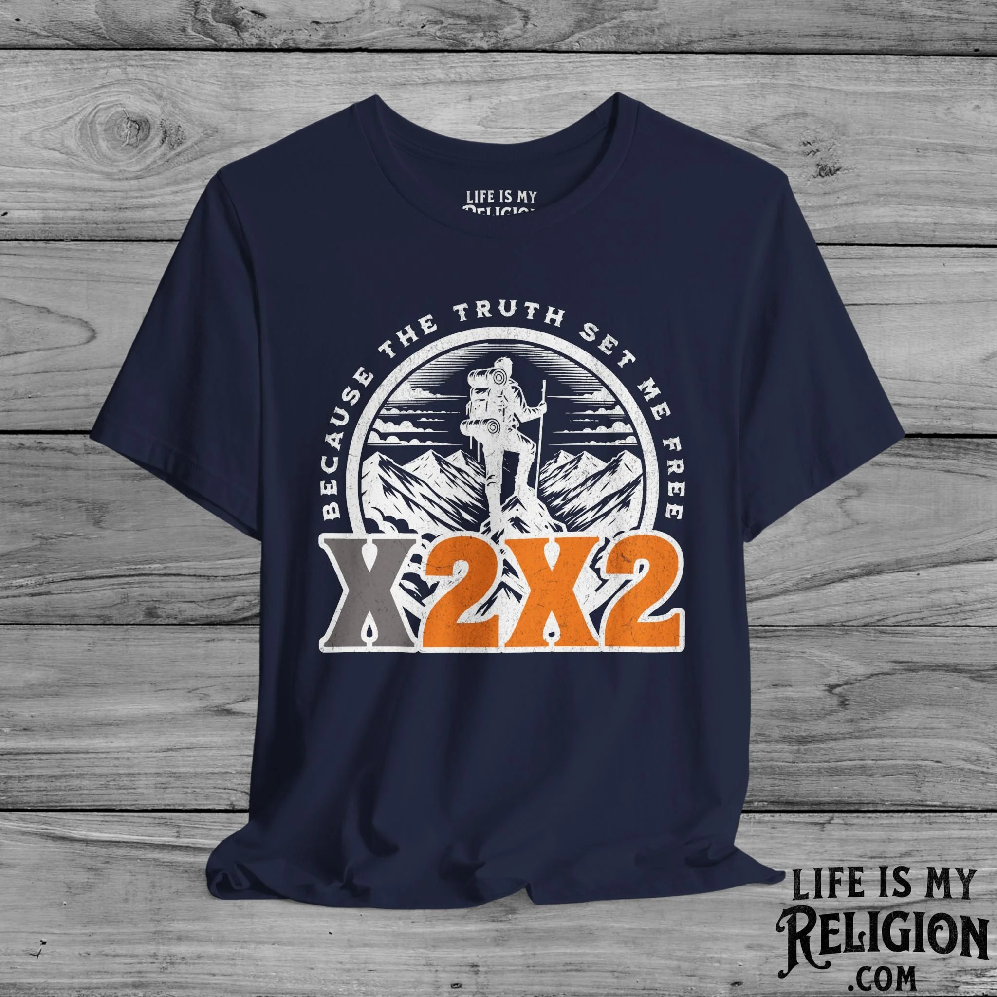 X2X2 - Because the Truth Set Me Free - Short Sleeve Tee