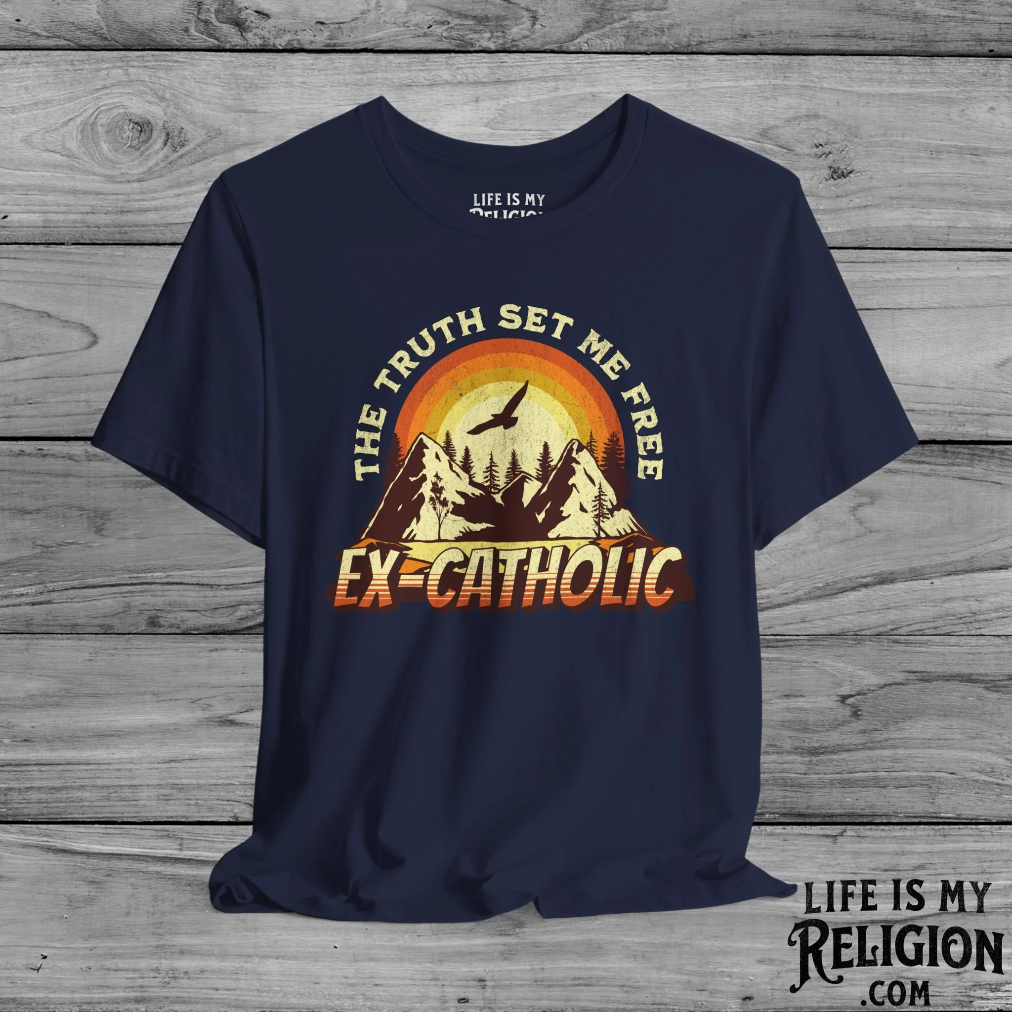 Ex-Catholic: The Truth Set Me Free - Short Sleeve Tee