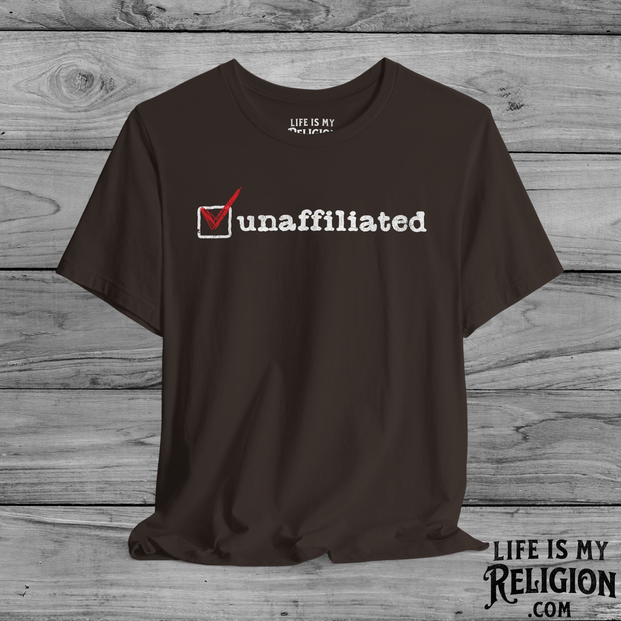Unaffiliated (Checked Box) - Short Sleeve Tee