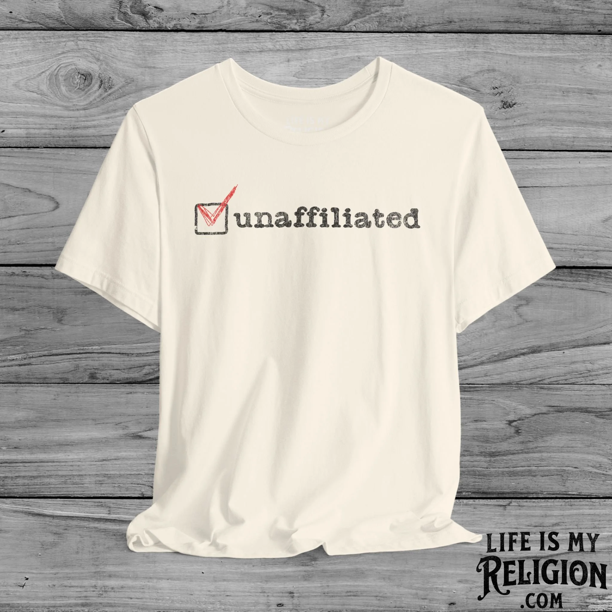 Unaffiliated (Checked Box) - Short Sleeve Tee