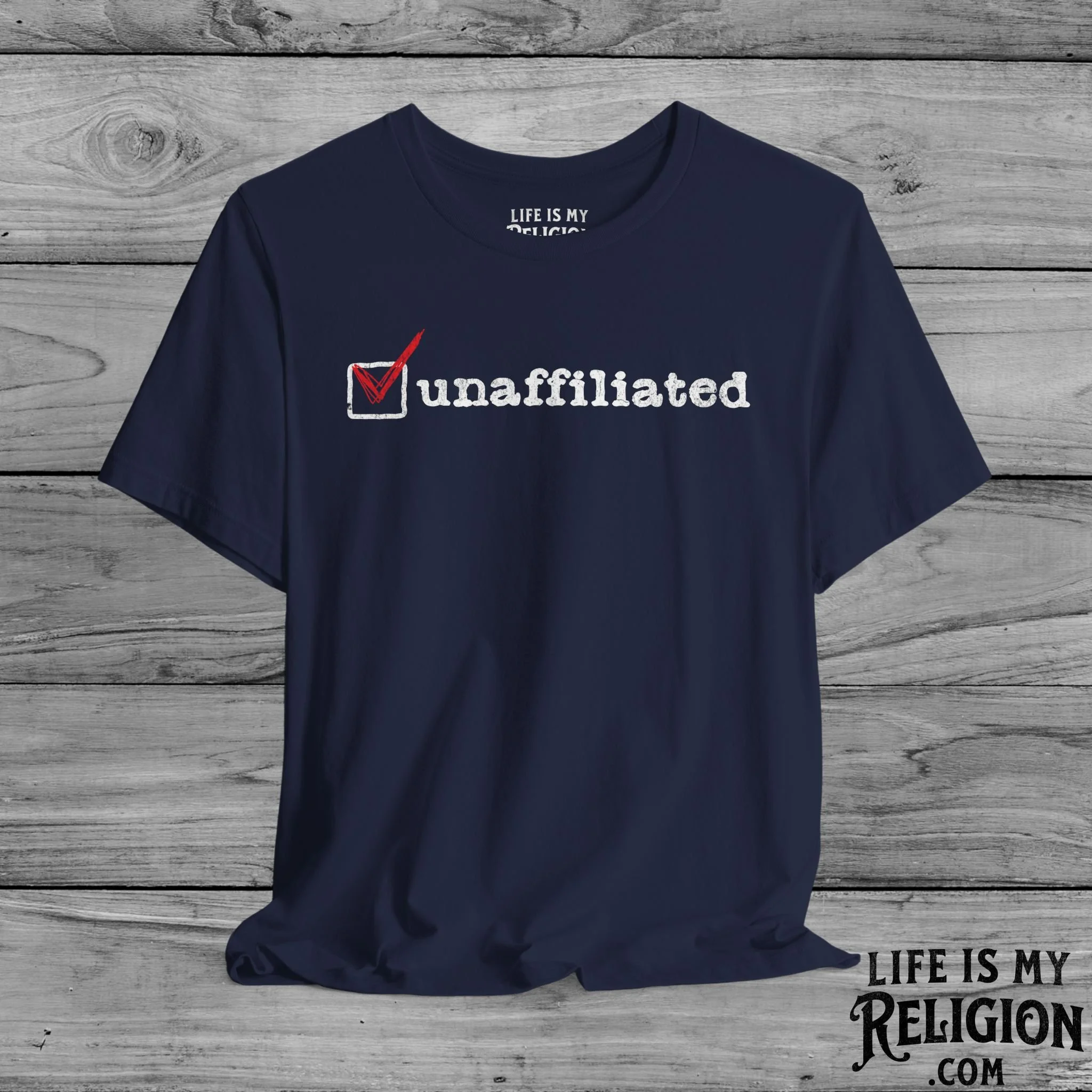 Unaffiliated (Checked Box) - Short Sleeve Tee