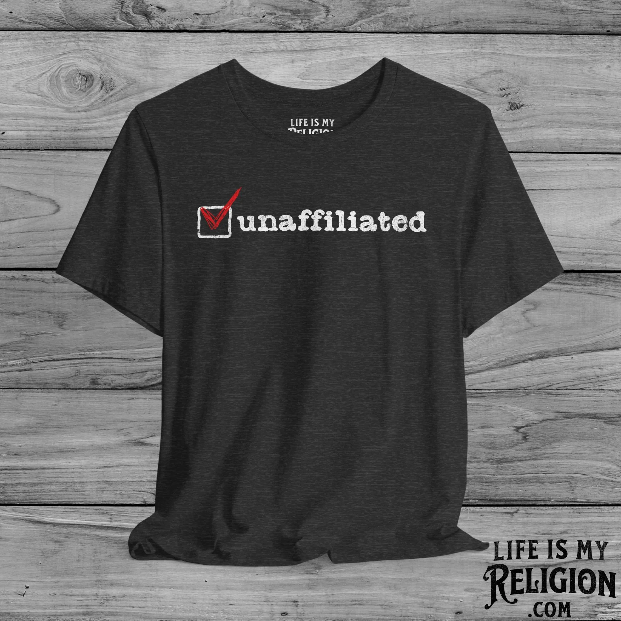 Unaffiliated (Checked Box) - Short Sleeve Tee