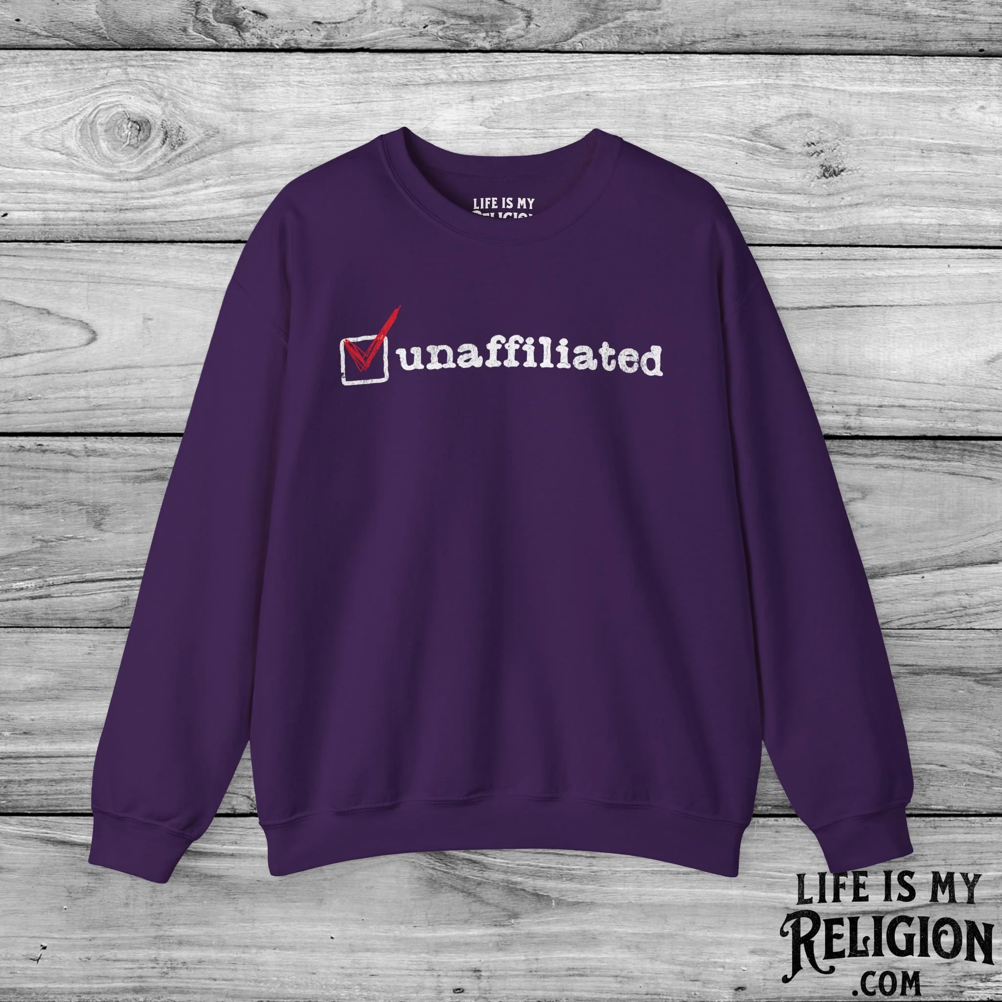 Unaffiliated (Checked Box) - Crewneck Sweatshirt