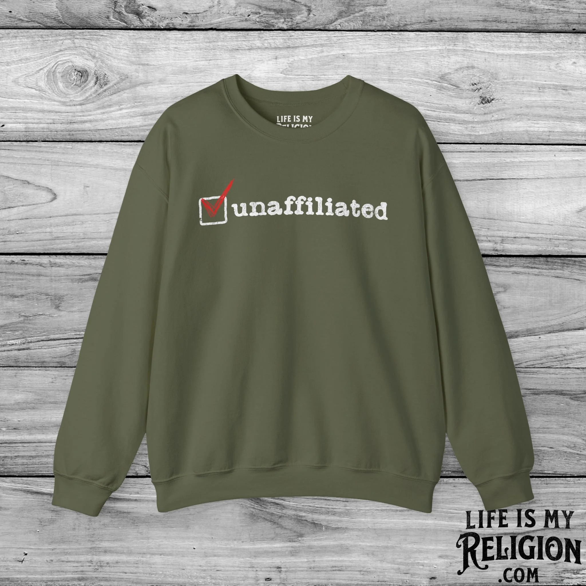 Unaffiliated (Checked Box) - Crewneck Sweatshirt