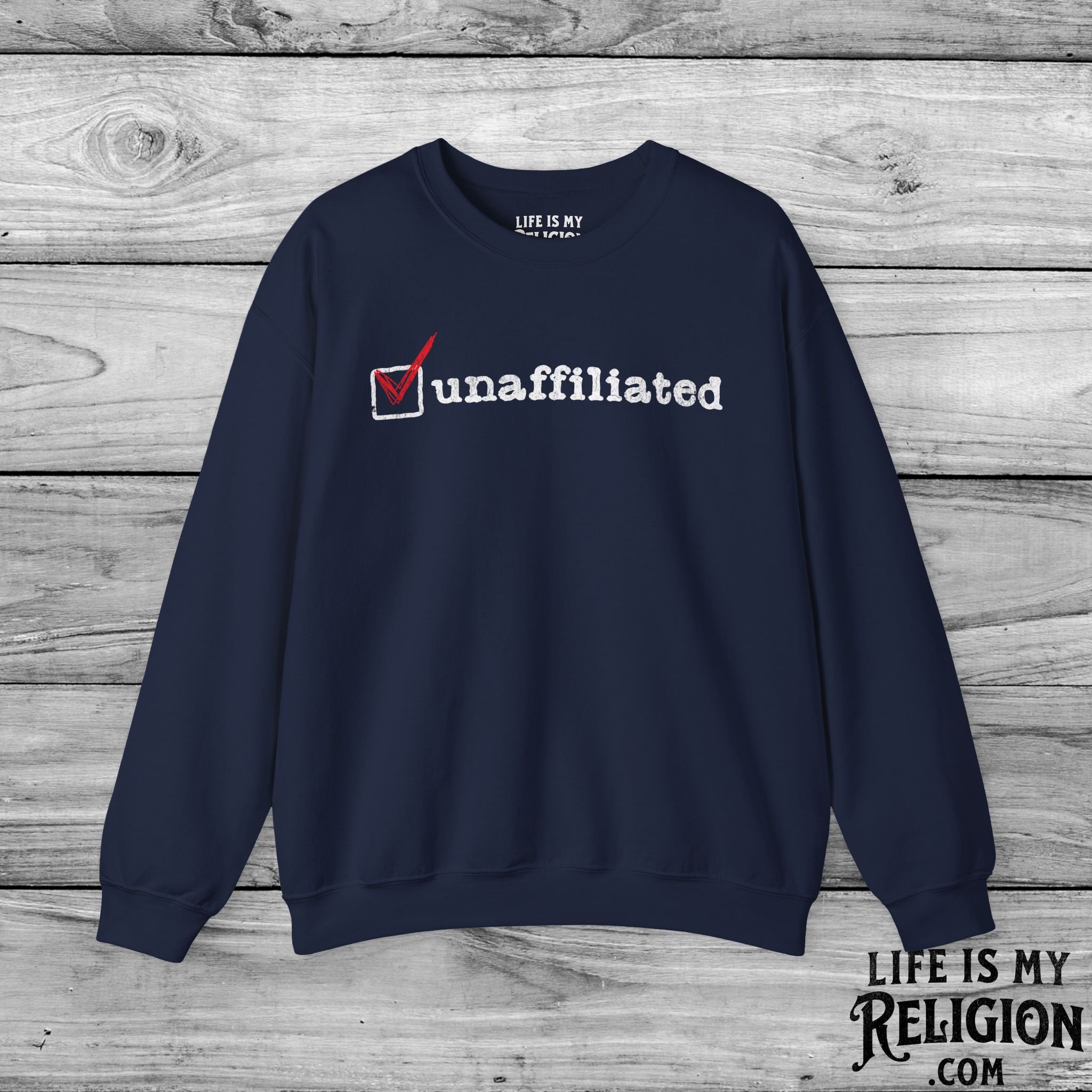 Unaffiliated (Checked Box) - Crewneck Sweatshirt