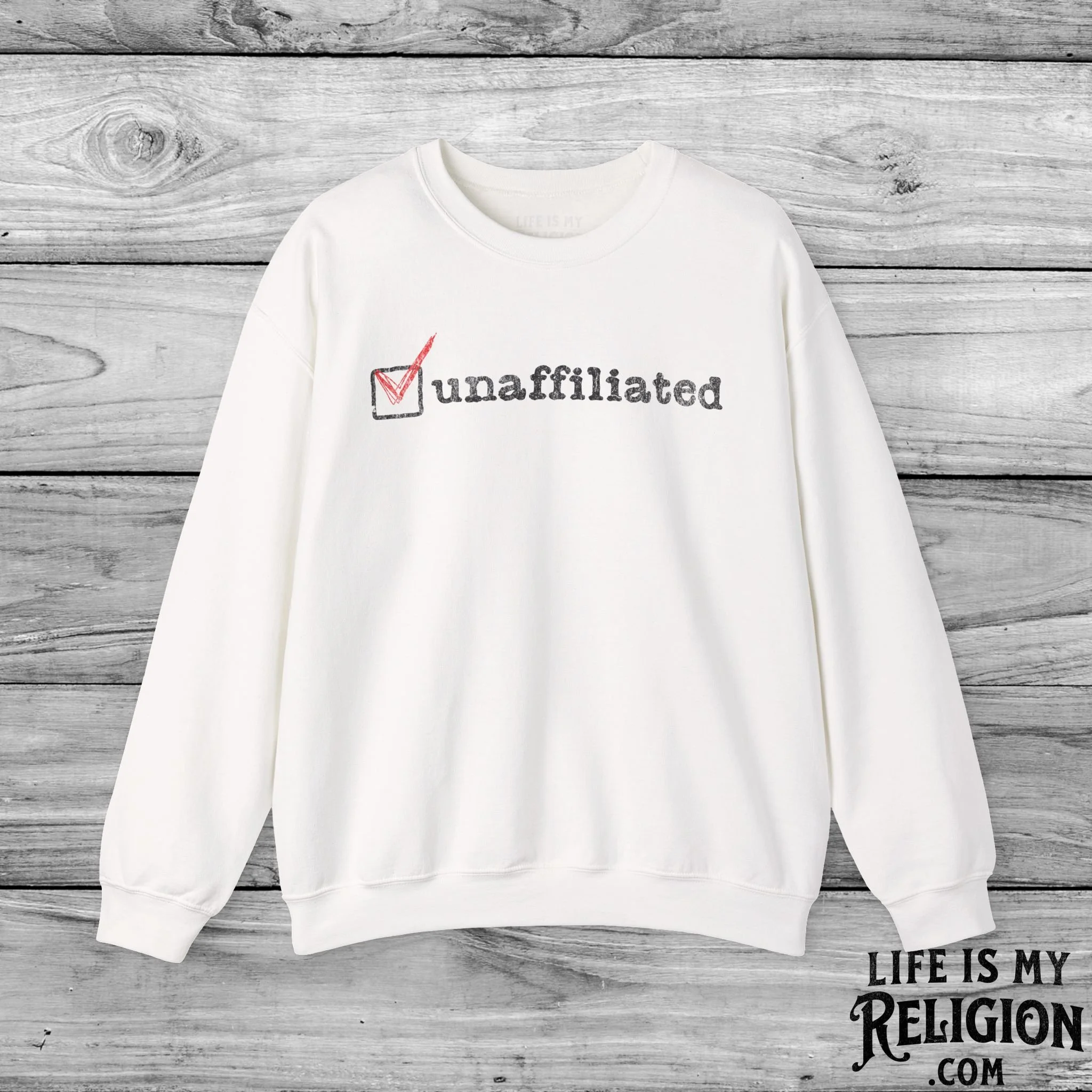 Unaffiliated (Checked Box) - Crewneck Sweatshirt