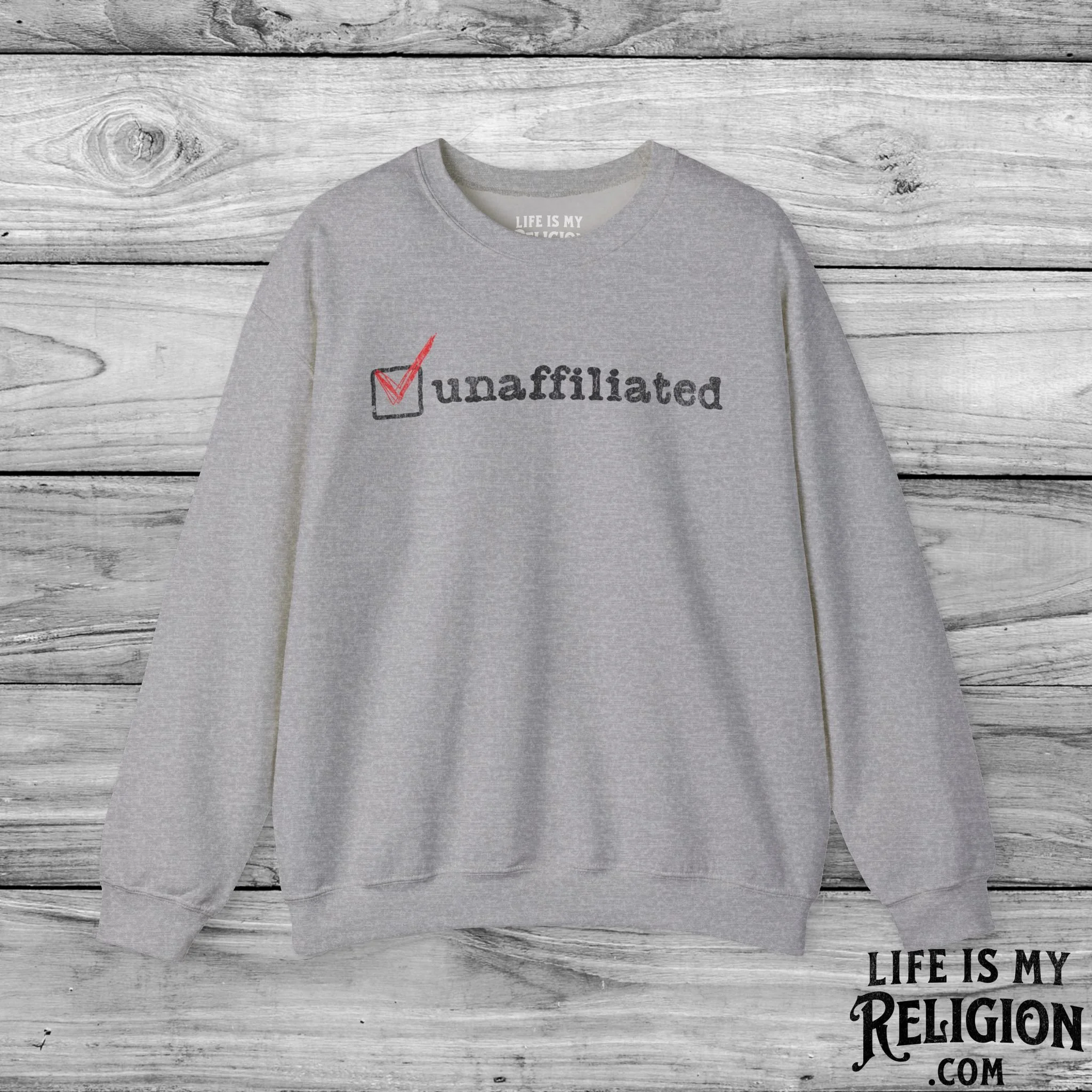 Unaffiliated (Checked Box) - Crewneck Sweatshirt