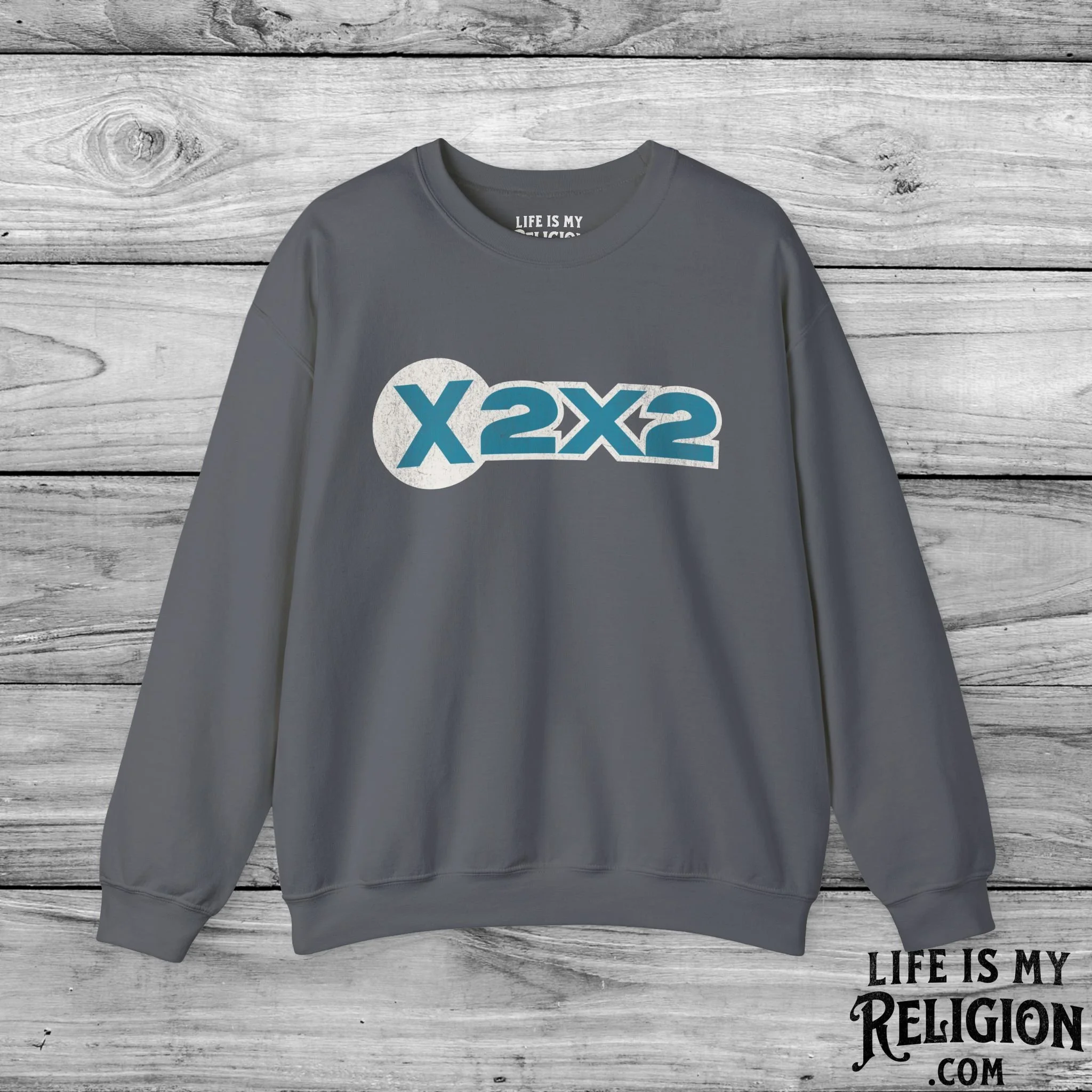 X2X2 (Blue Logo Design) - Crewneck Sweatshirt