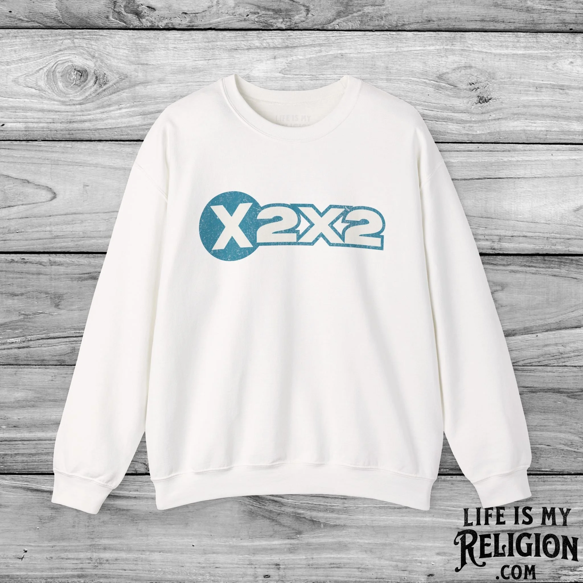 X2X2 (Blue Logo Design) - Crewneck Sweatshirt