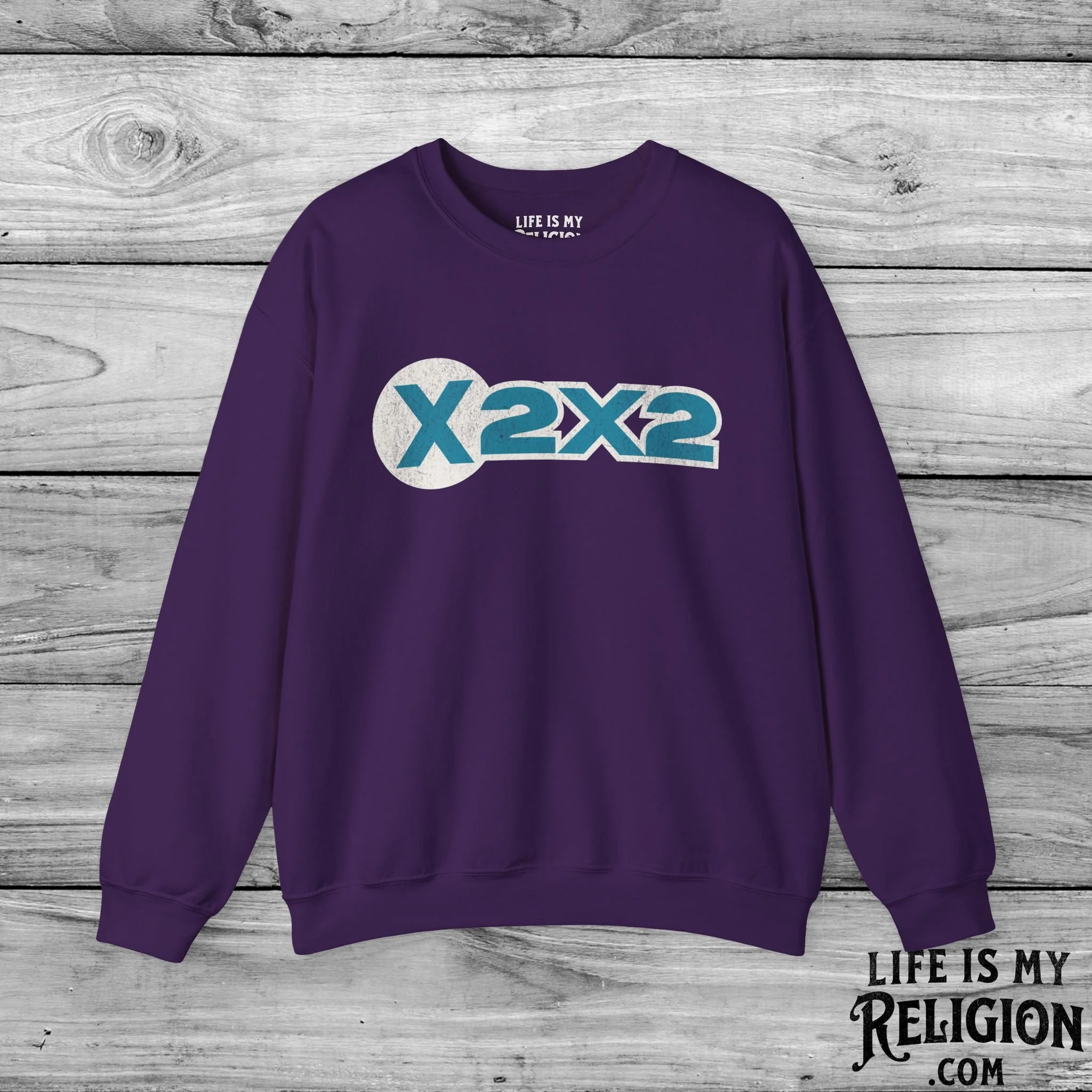 X2X2 (Blue Logo Design) - Crewneck Sweatshirt