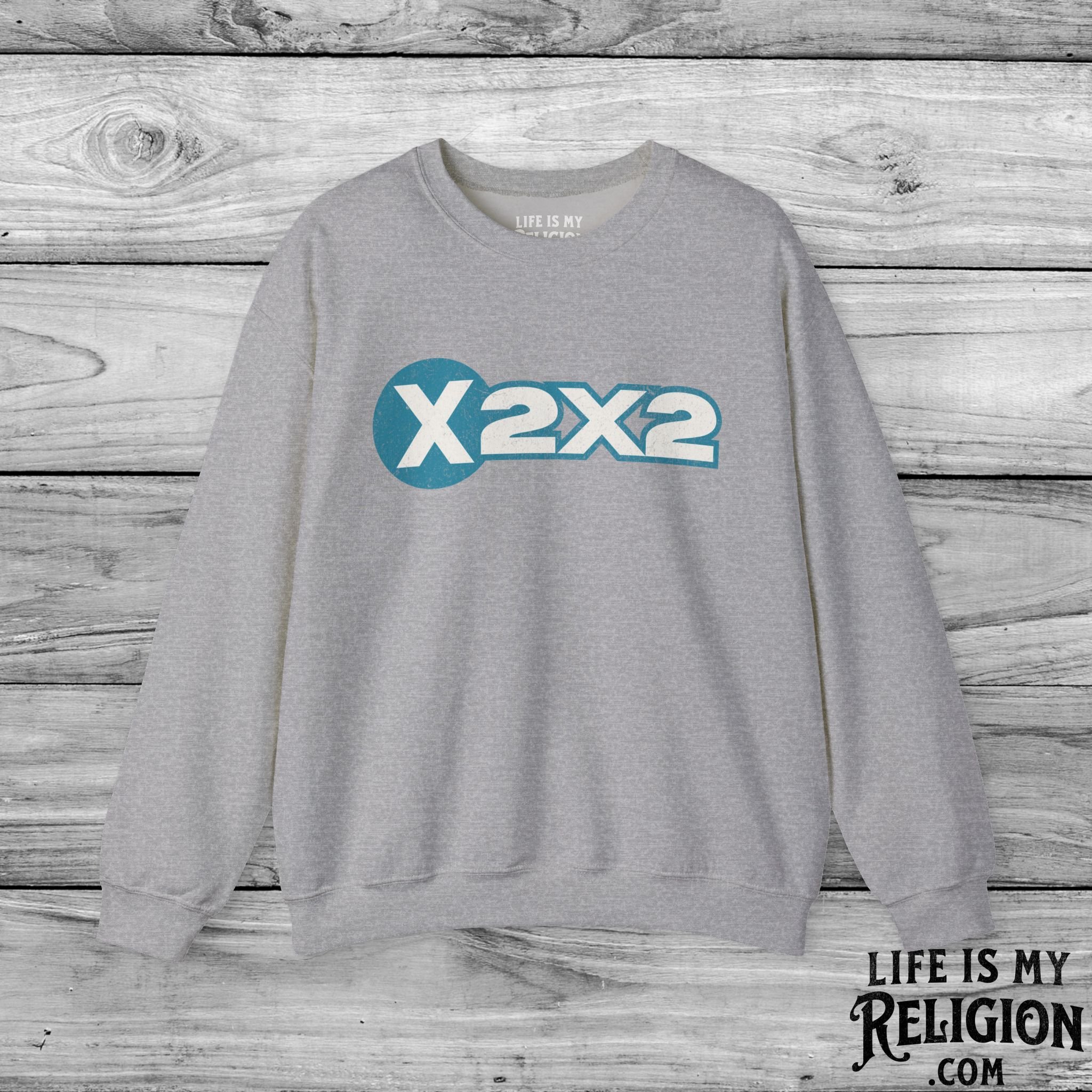 X2X2 (Blue Logo Design) - Crewneck Sweatshirt