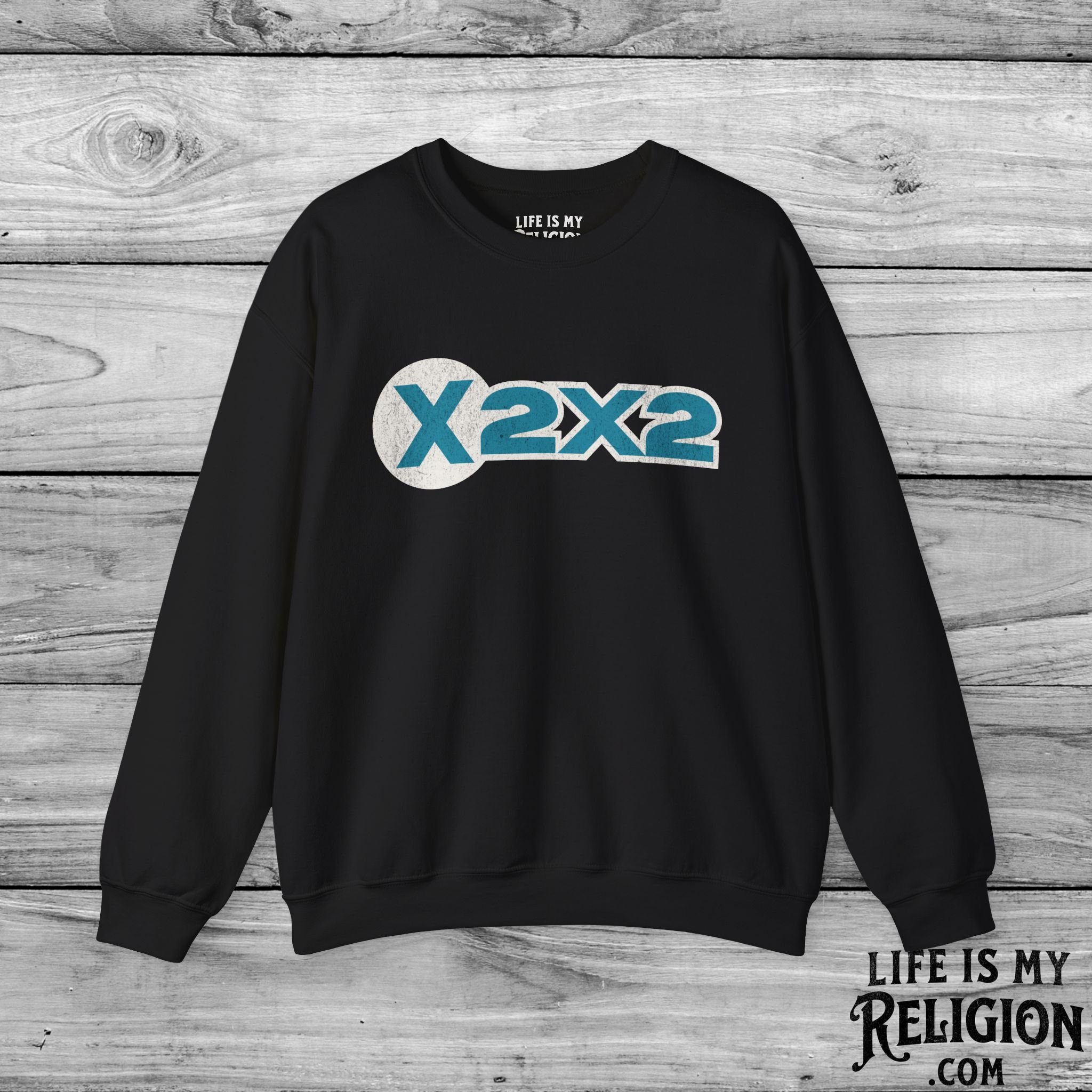 X2X2 (Blue Logo Design) - Crewneck Sweatshirt