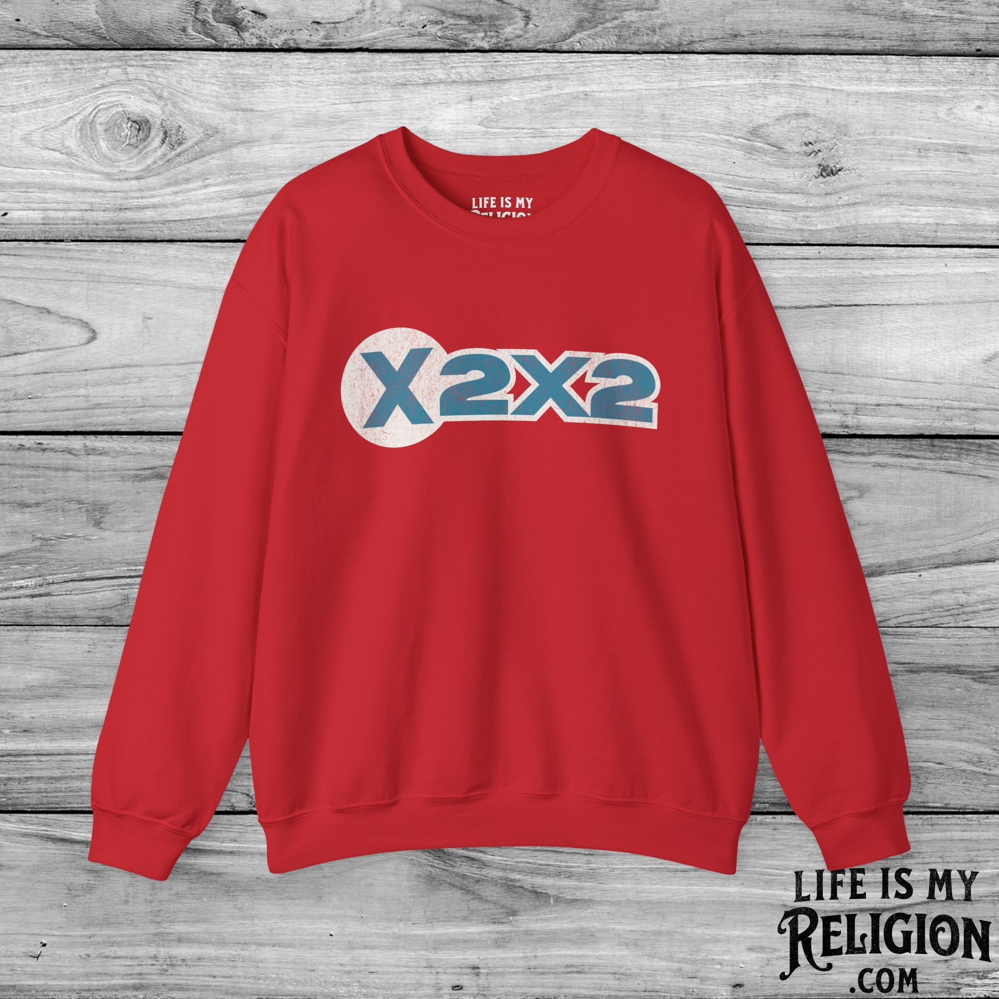 X2X2 (Blue Logo Design) - Crewneck Sweatshirt
