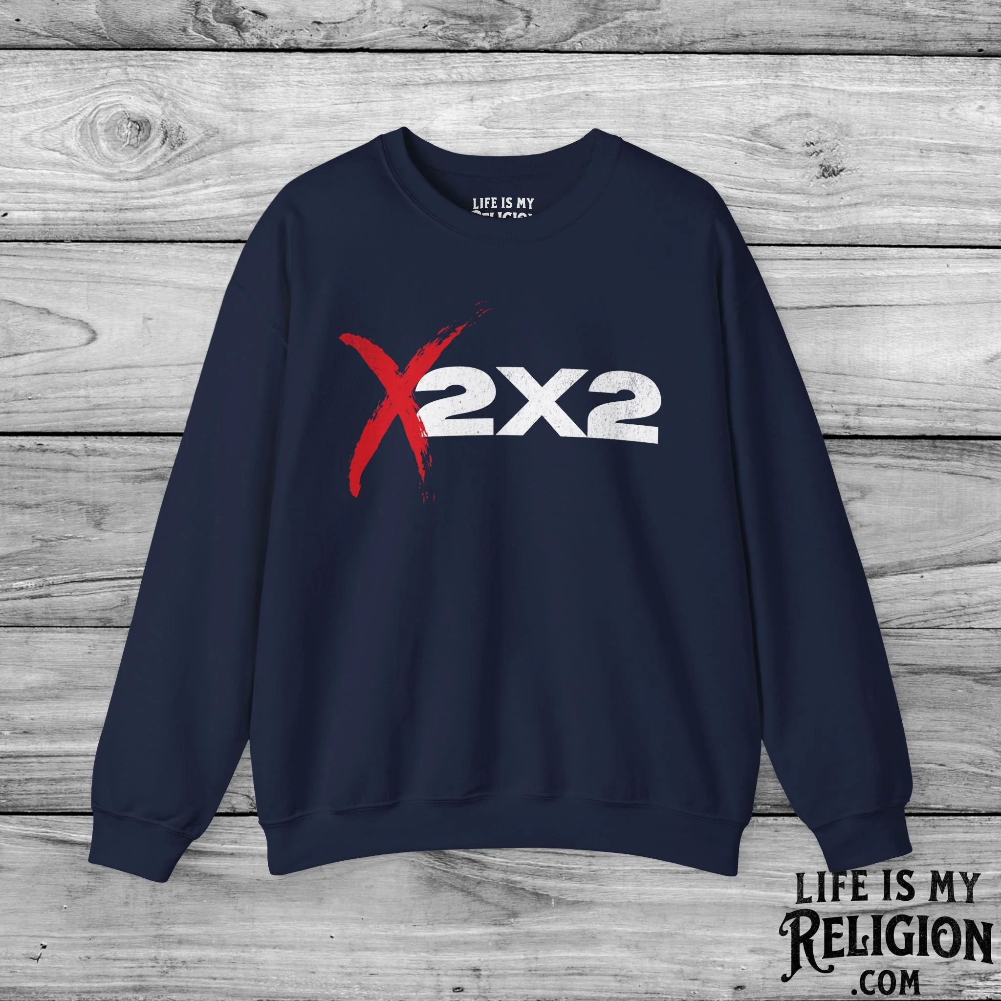 X2X2 (Painted X Design) - Crewneck Sweatshirt