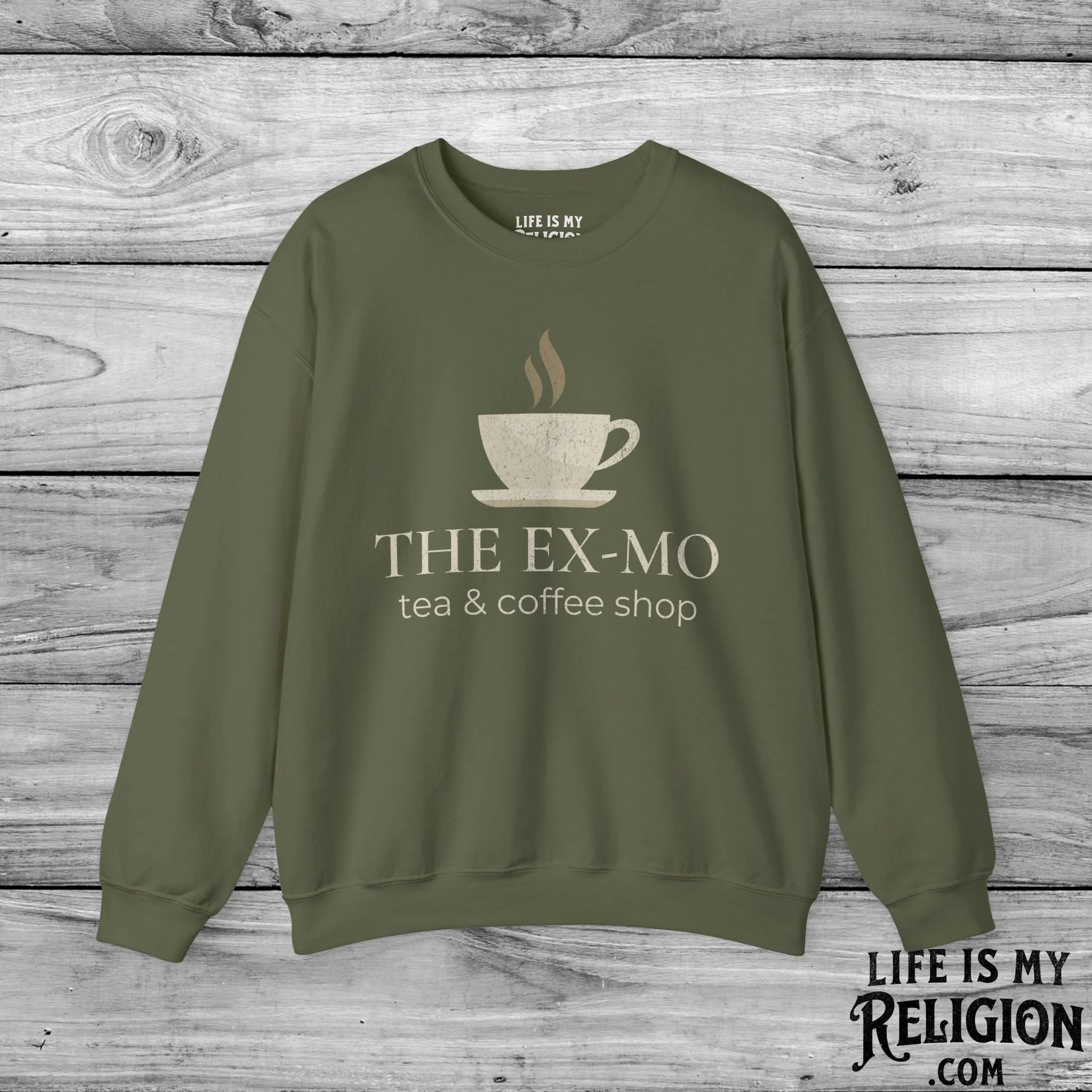 The Ex-Mo Tea and Coffee Shop - Crewneck Sweatshirt