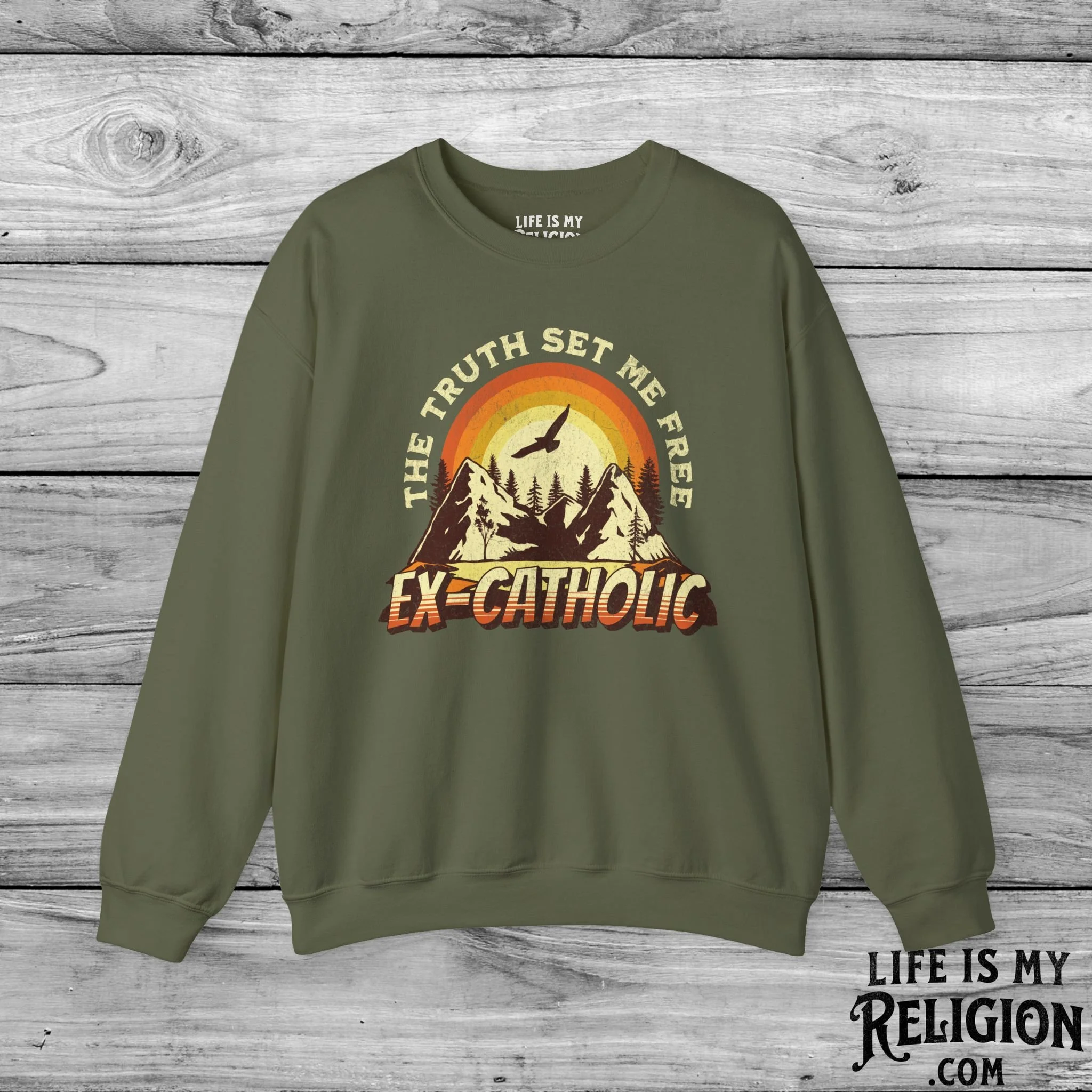 Ex-Catholic: The Truth Set Me Free - Crewneck Sweatshirt