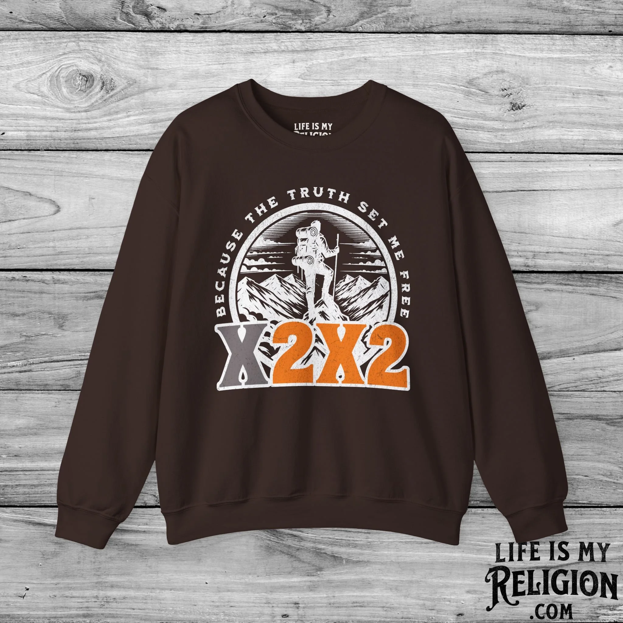 X2X2 - Because the Truth Set Me Free - Crewneck Sweatshirt