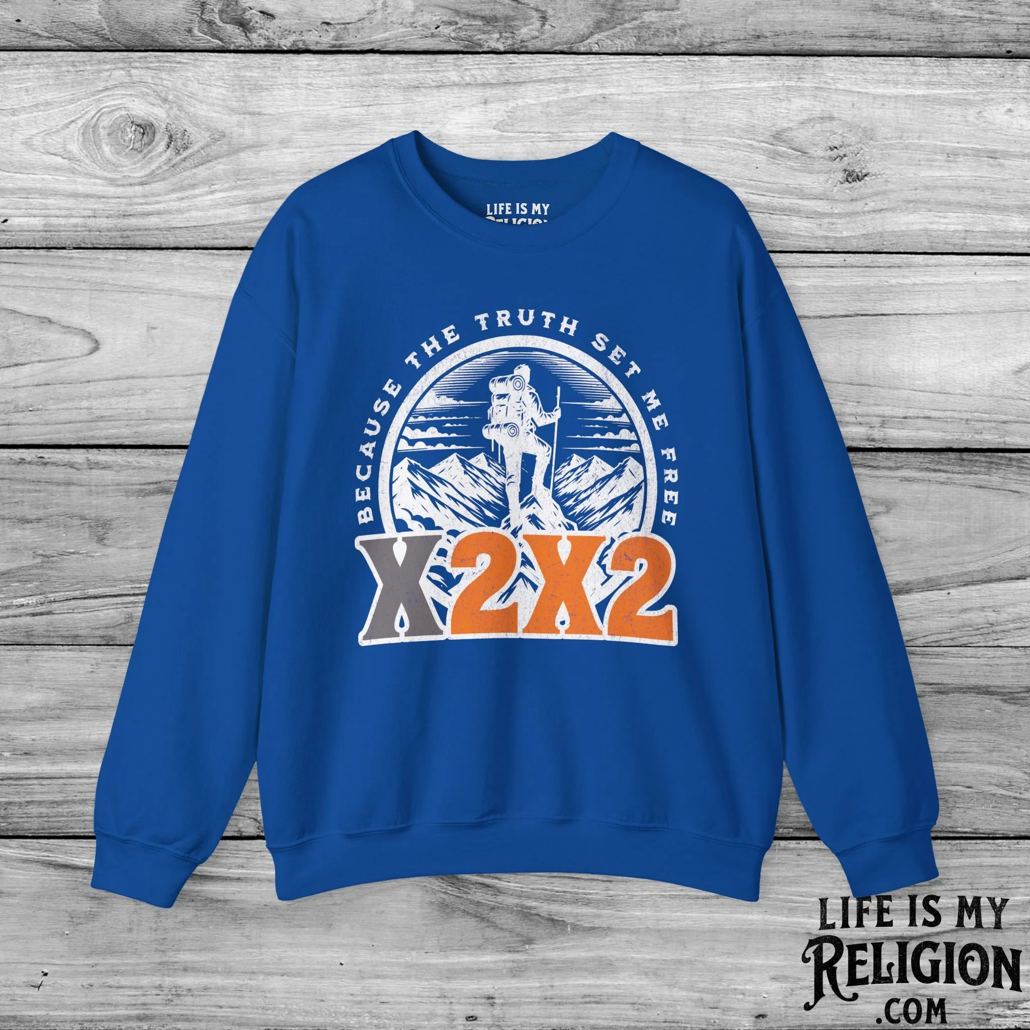 X2X2 - Because the Truth Set Me Free - Crewneck Sweatshirt
